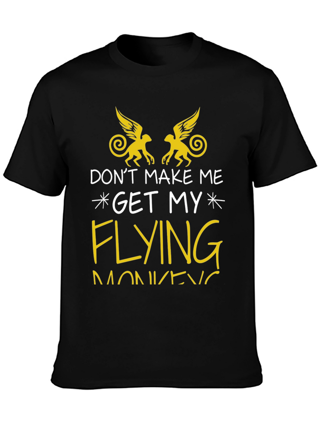 Flying Monkey Graphic Tee - Funny Novelty T-Shirt