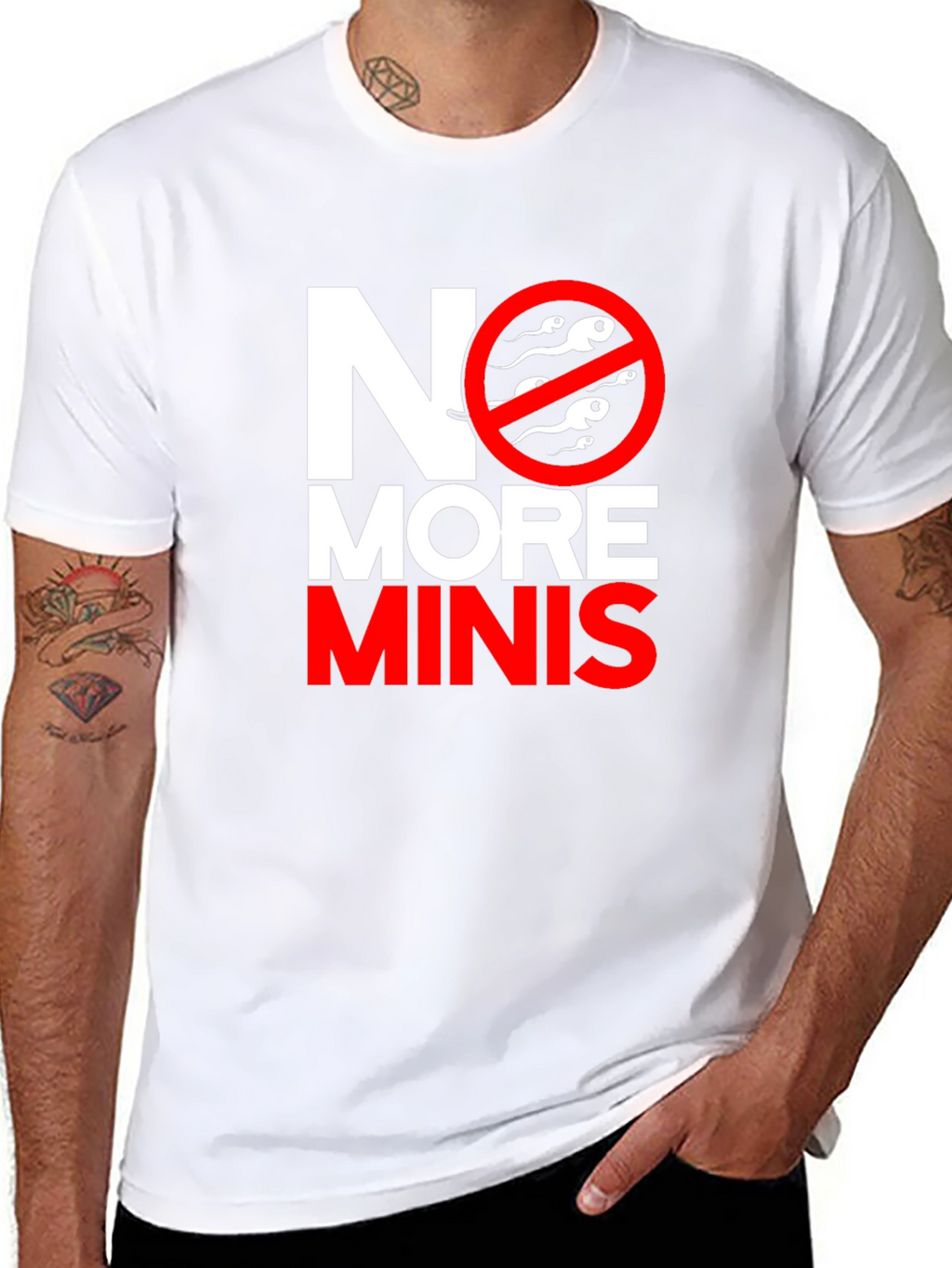 No More Minis Graphic Tee - Funny T-Shirt