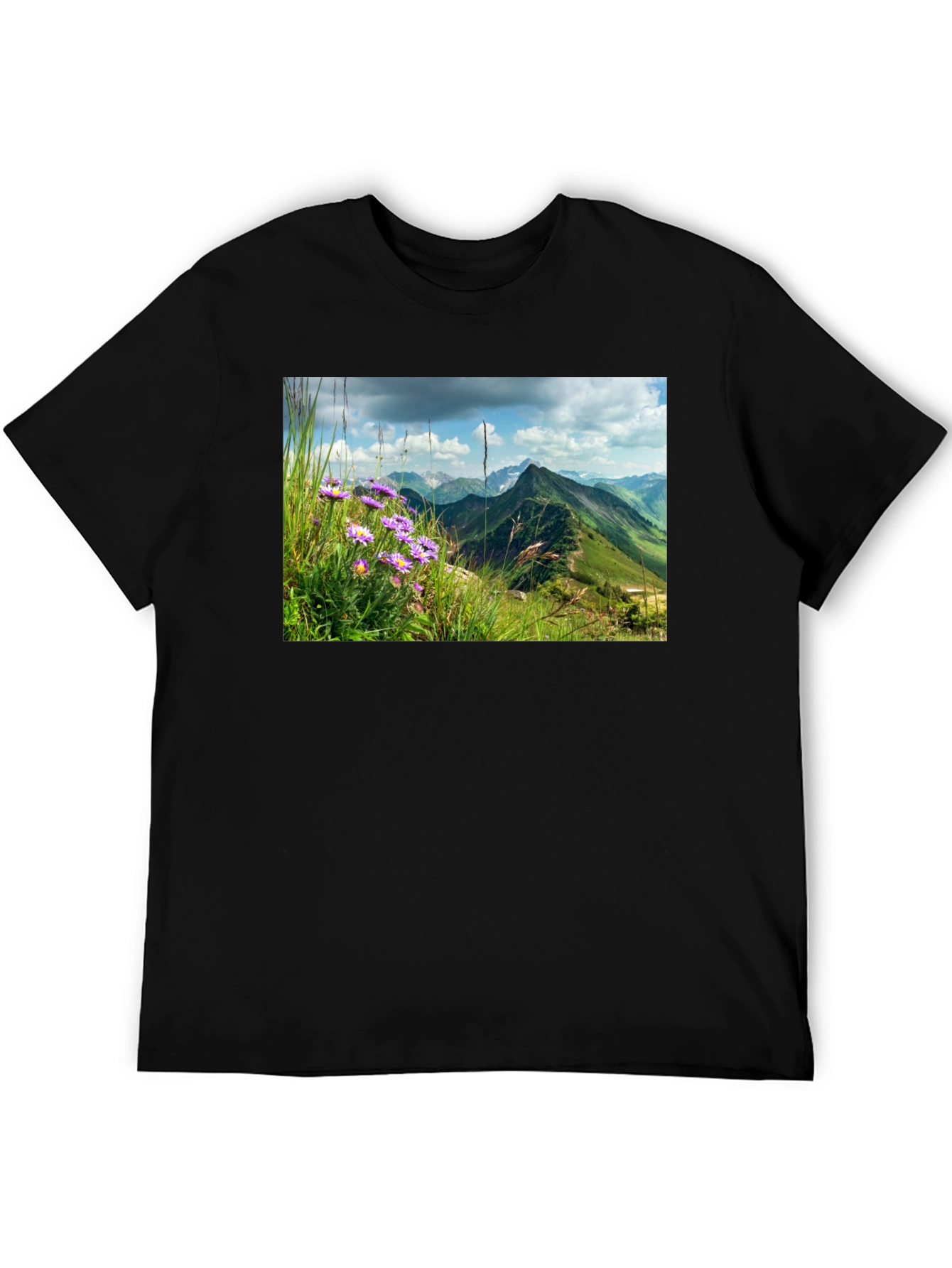 Mountain Vista Graphic Tee - Nature Inspired Design