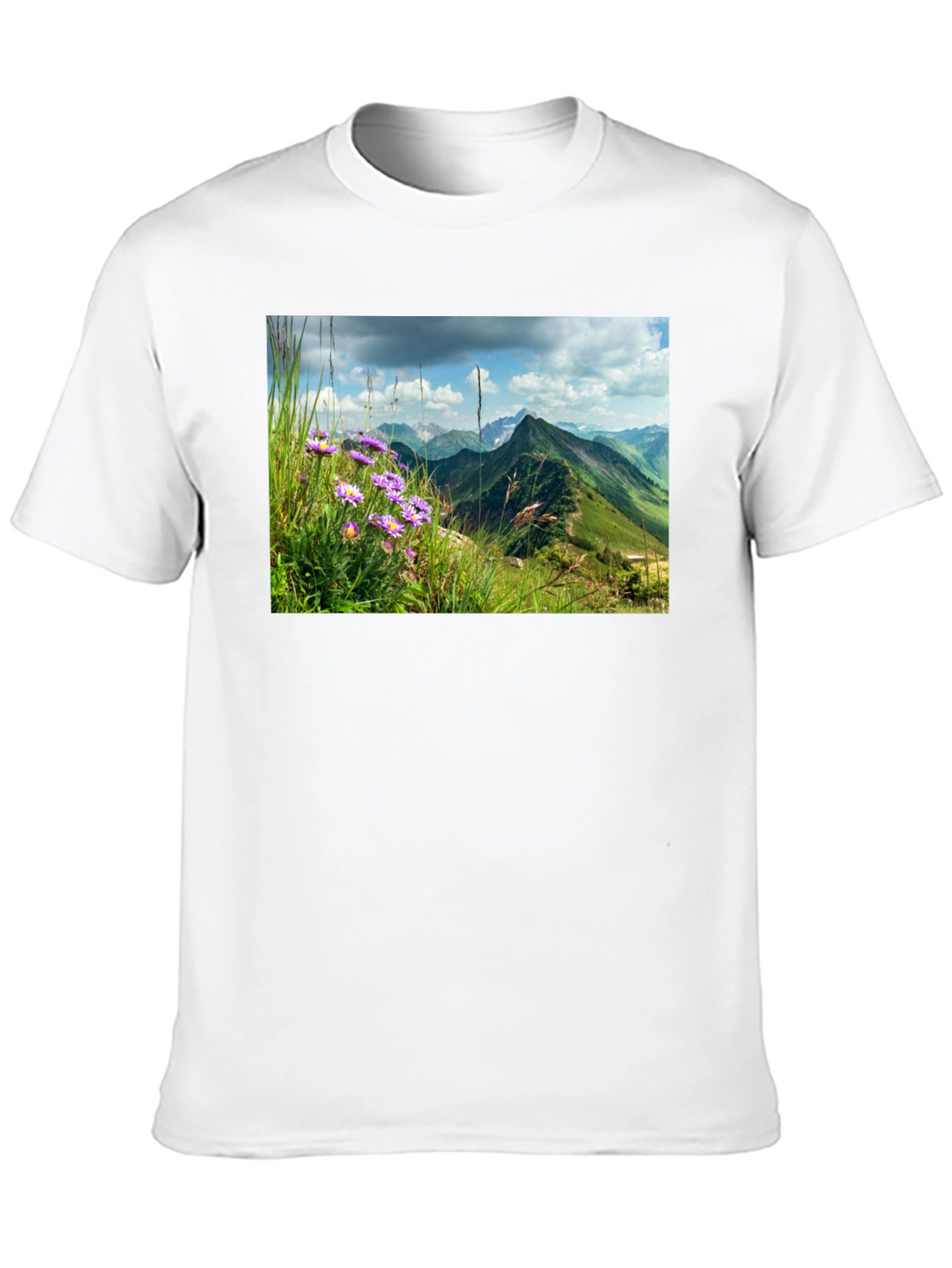 Mountain Vista Graphic Tee - Nature Inspired Design
