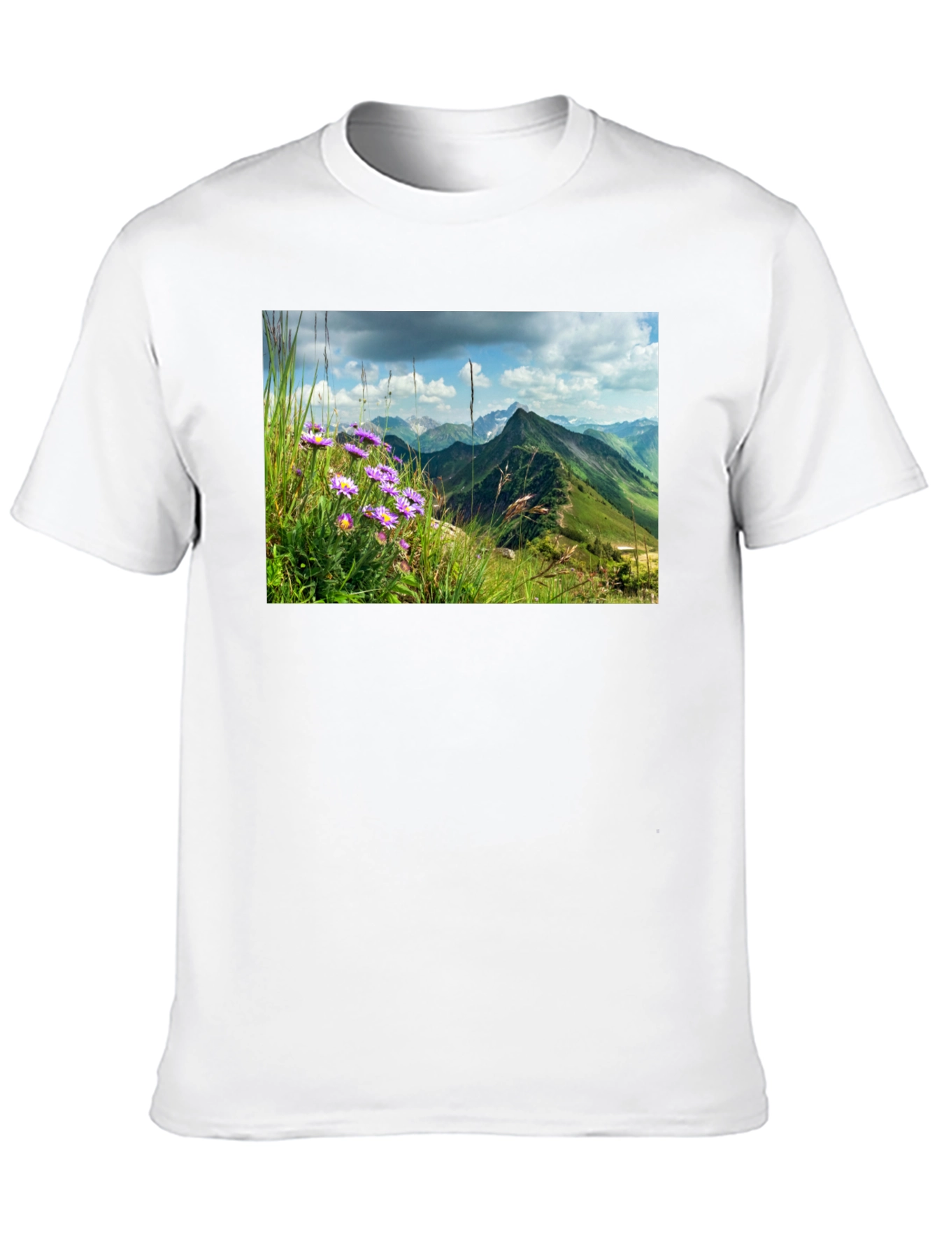 Mountain Vista Graphic Tee - Nature Inspired Design