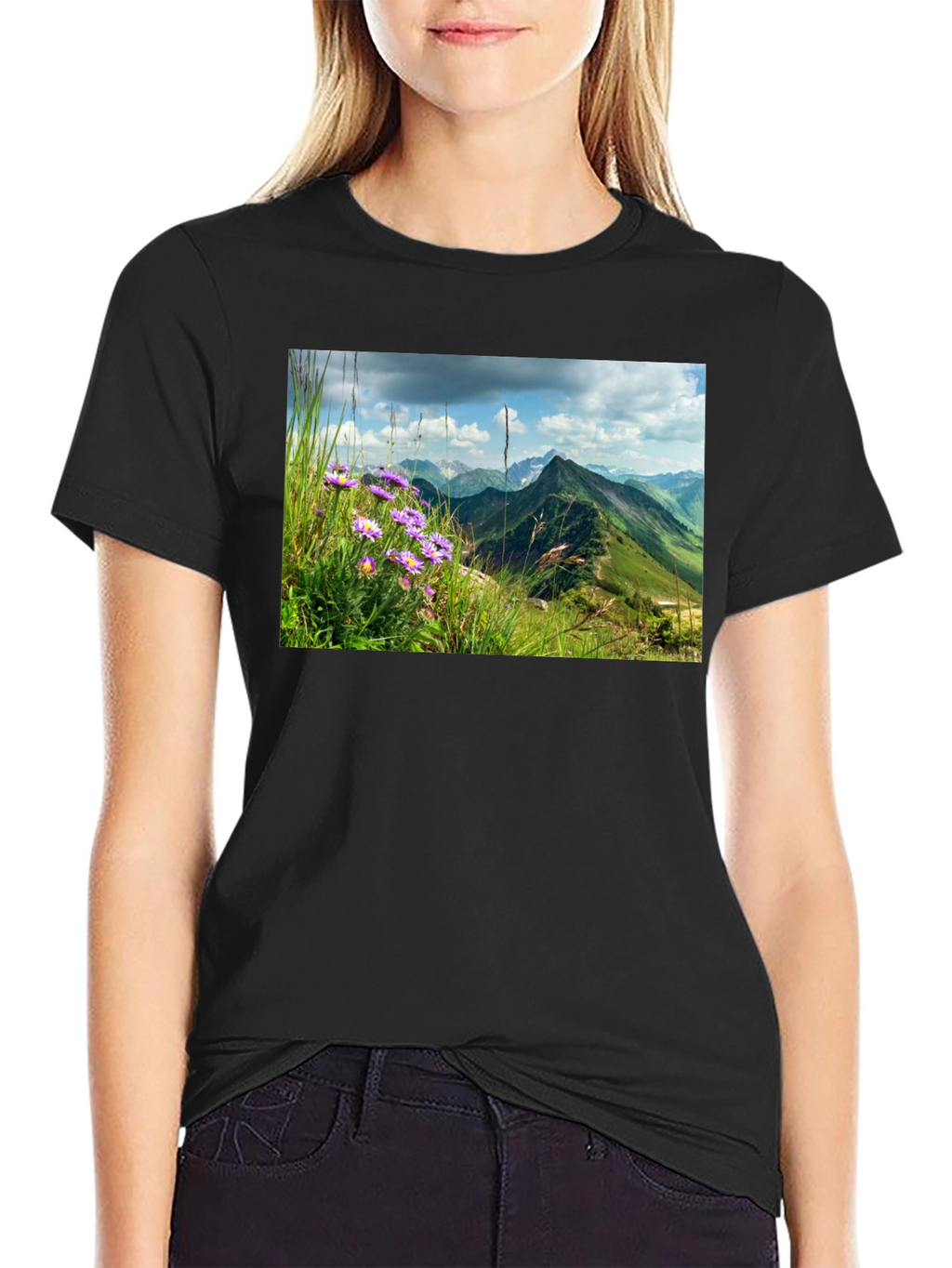 Mountain Vista Graphic Tee - Nature Inspired Design