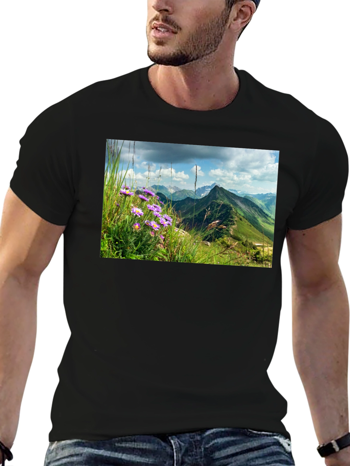 Mountain Vista Graphic Tee - Nature Inspired Design