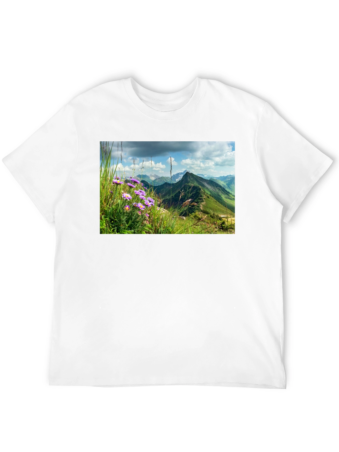 Mountain Vista Graphic Tee - Nature Inspired Design
