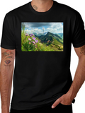 Mountain Vista Graphic Tee - Nature Inspired Design