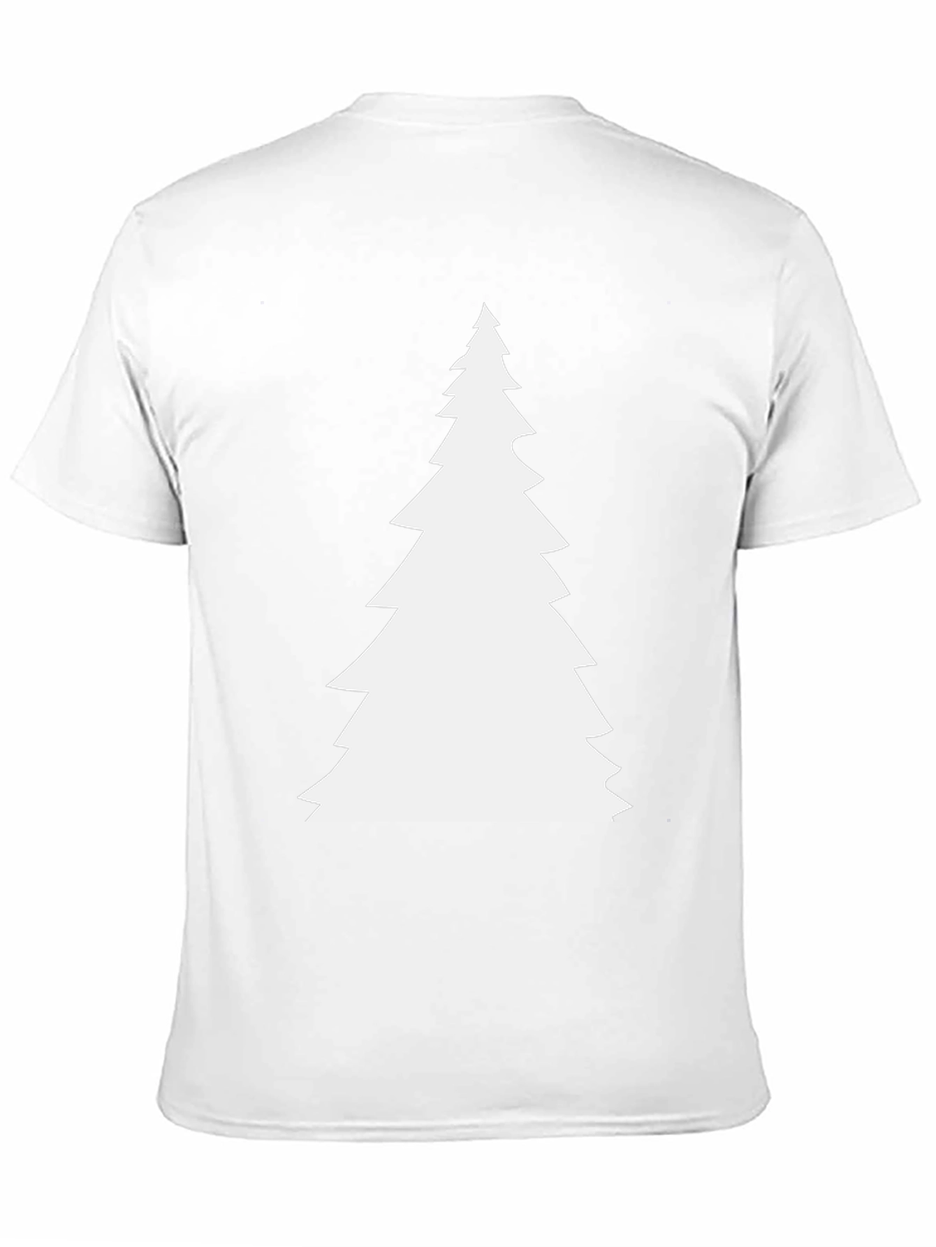Black Christmas Tree Graphic T-Shirt
