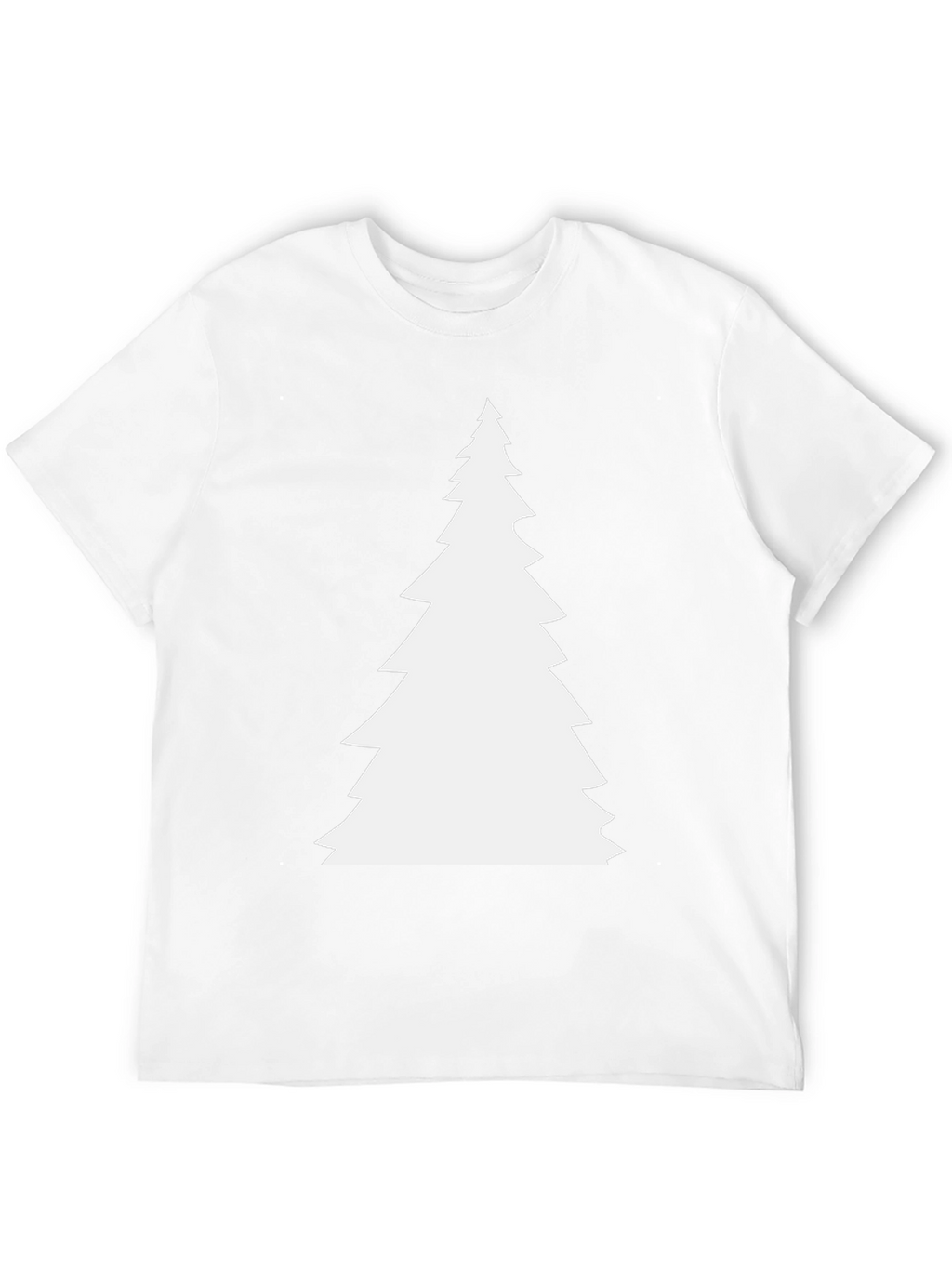 Black Christmas Tree Graphic T-Shirt