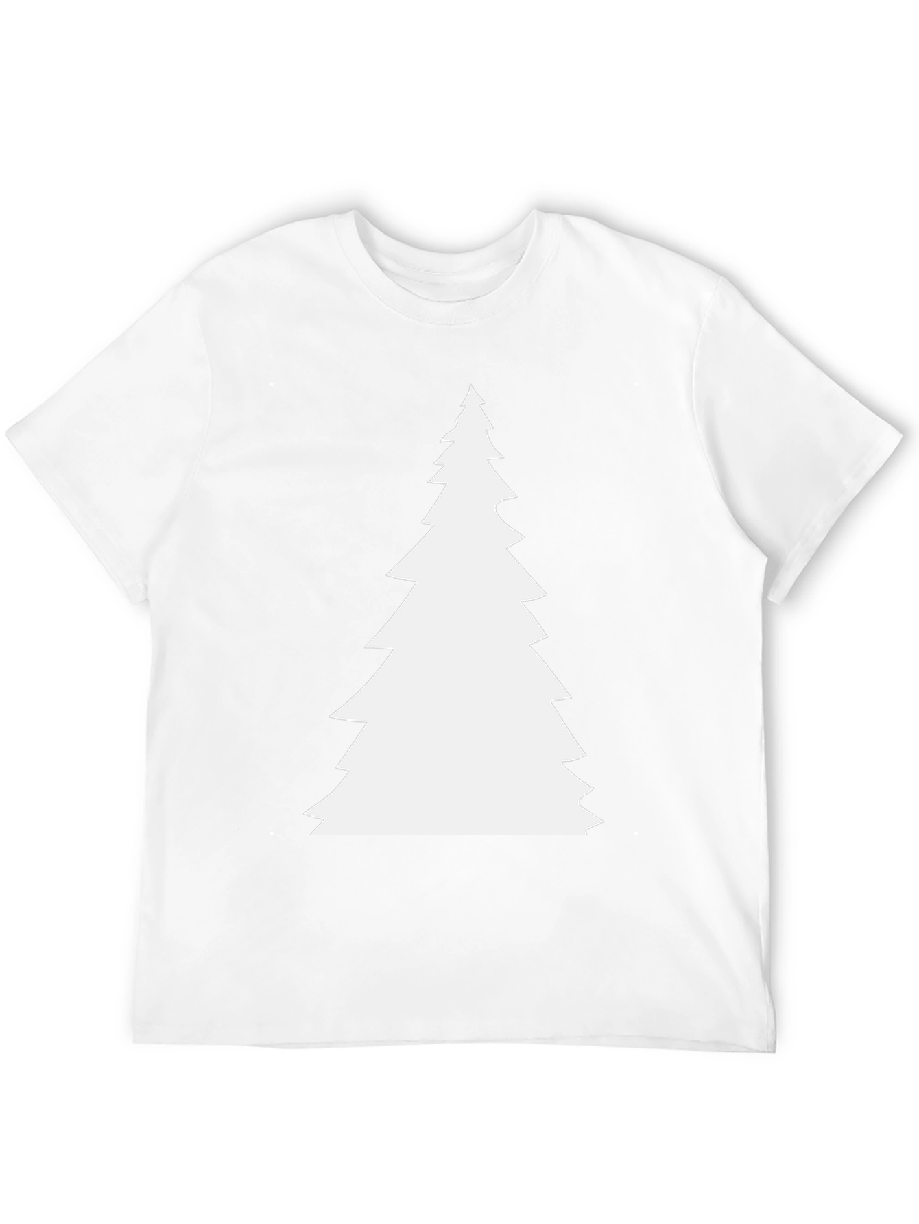 Black Christmas Tree Graphic T-Shirt