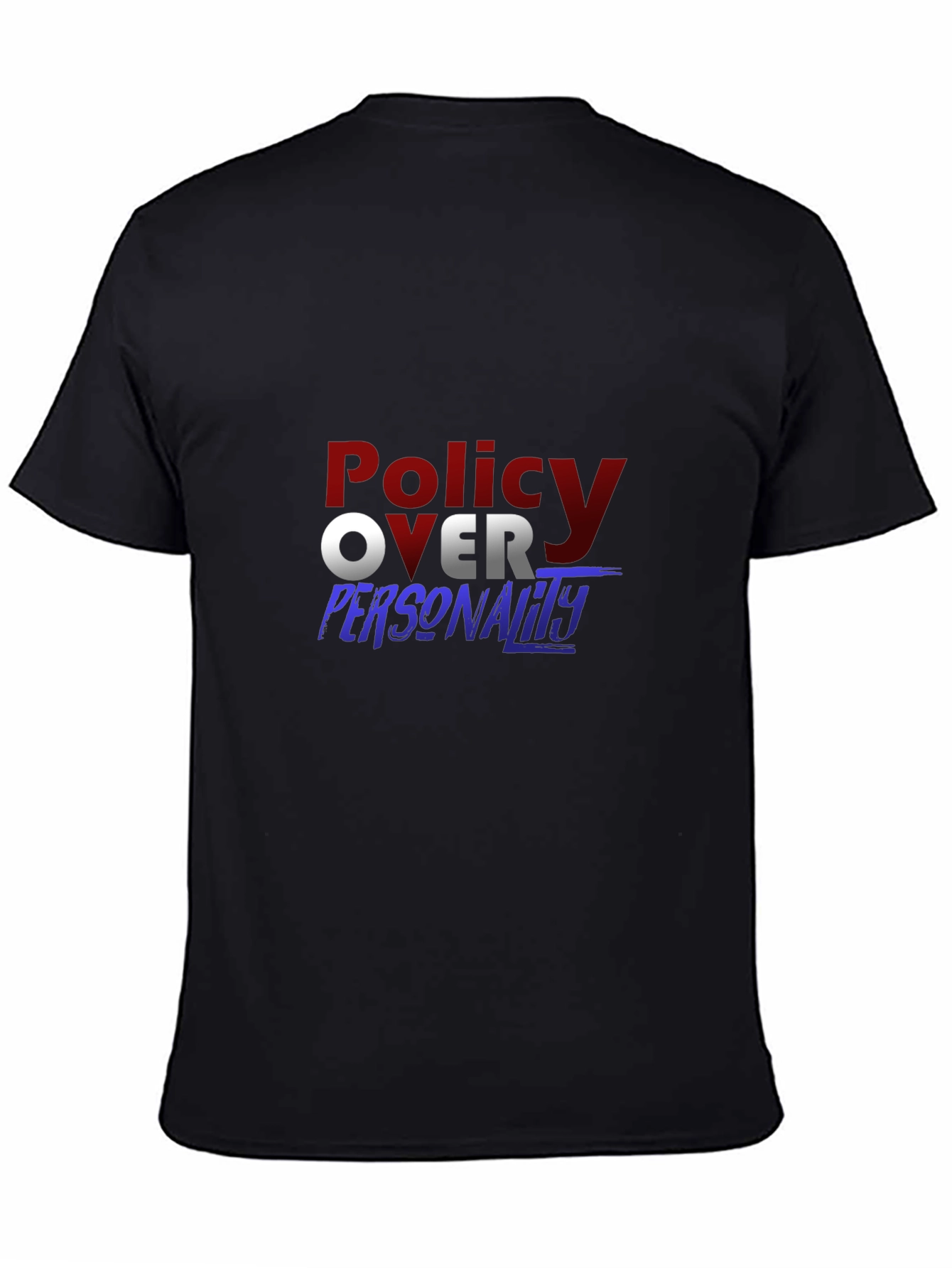 Policy Over Personality Graphic Tee