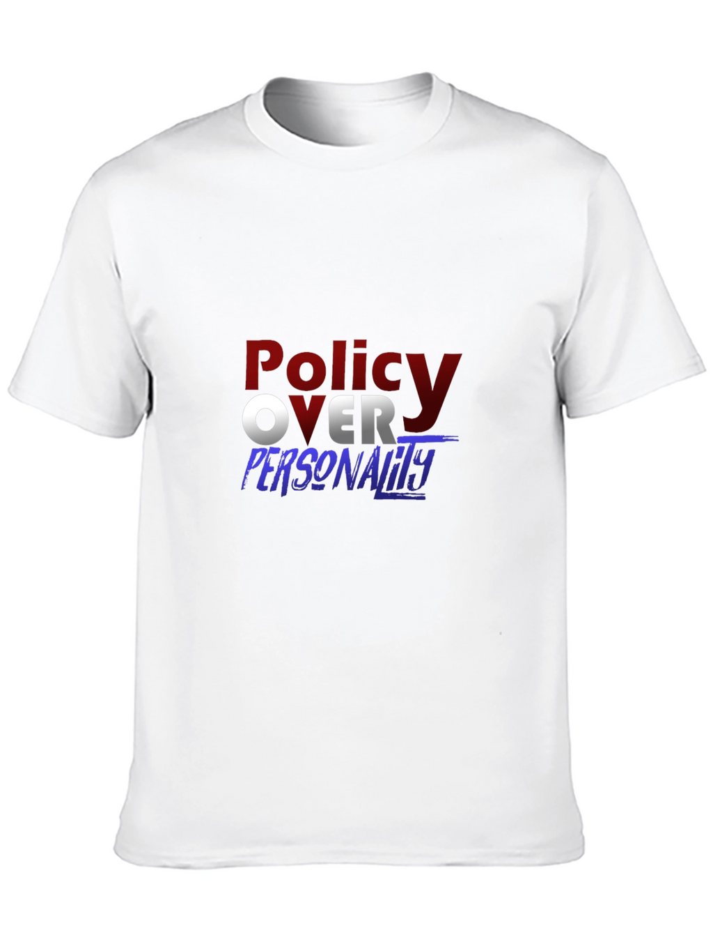 Policy Over Personality Graphic Tee