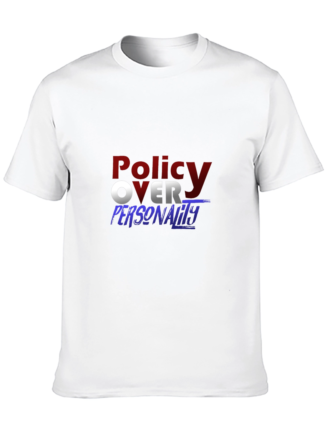 Policy Over Personality Graphic Tee