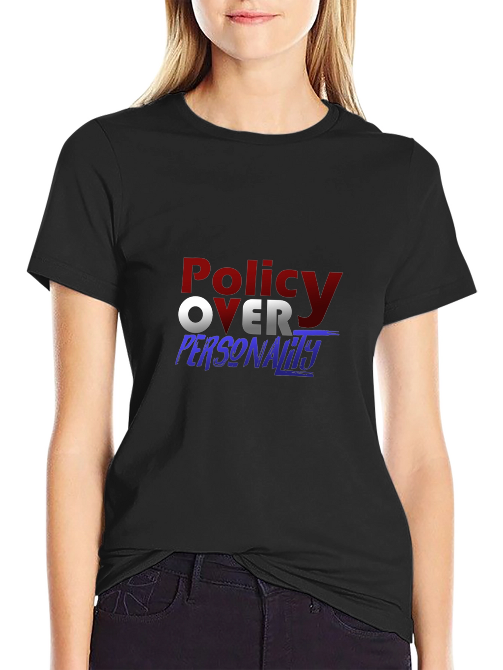 Policy Over Personality Graphic Tee