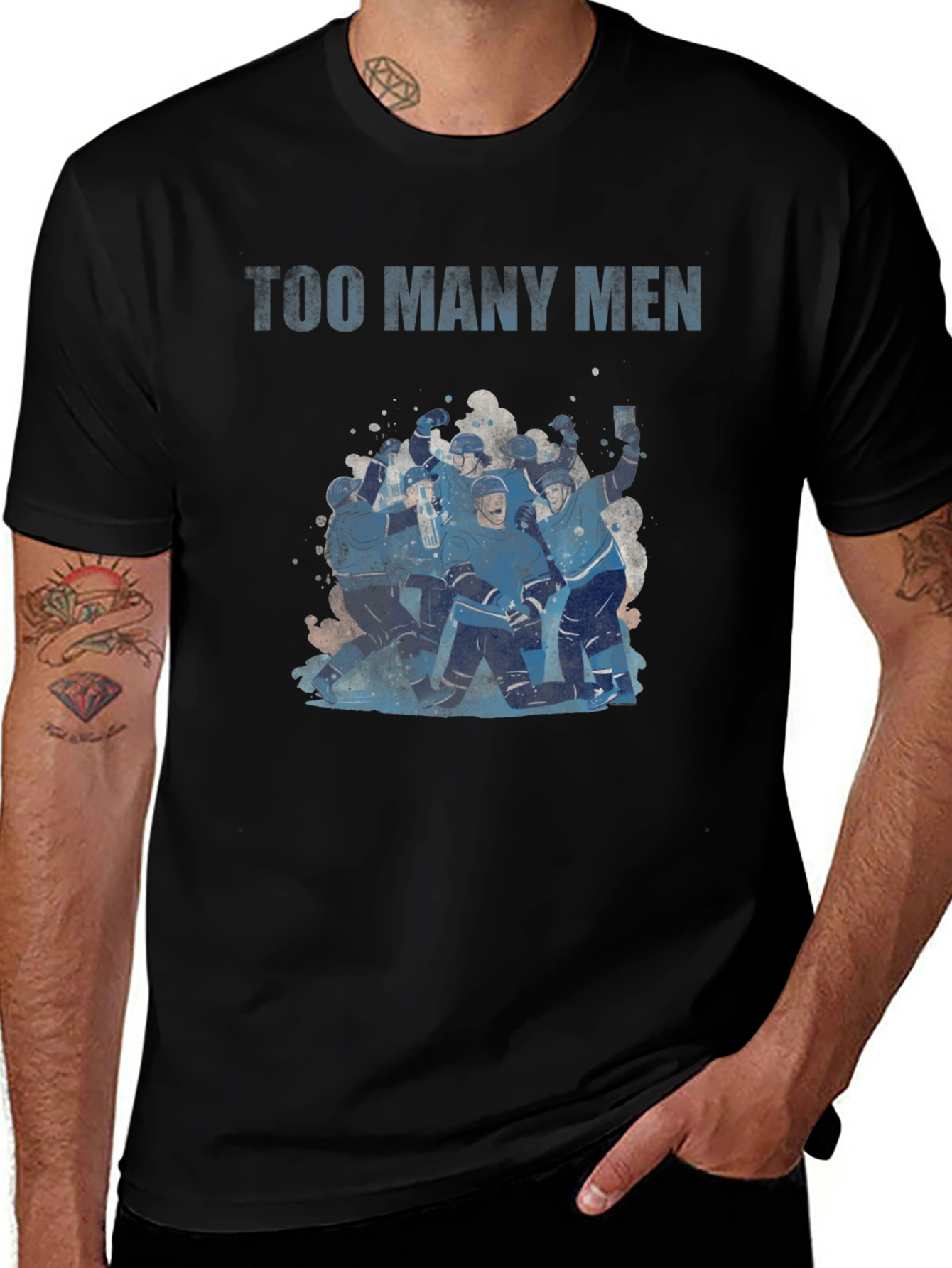 Too Many Men Hockey T-Shirt