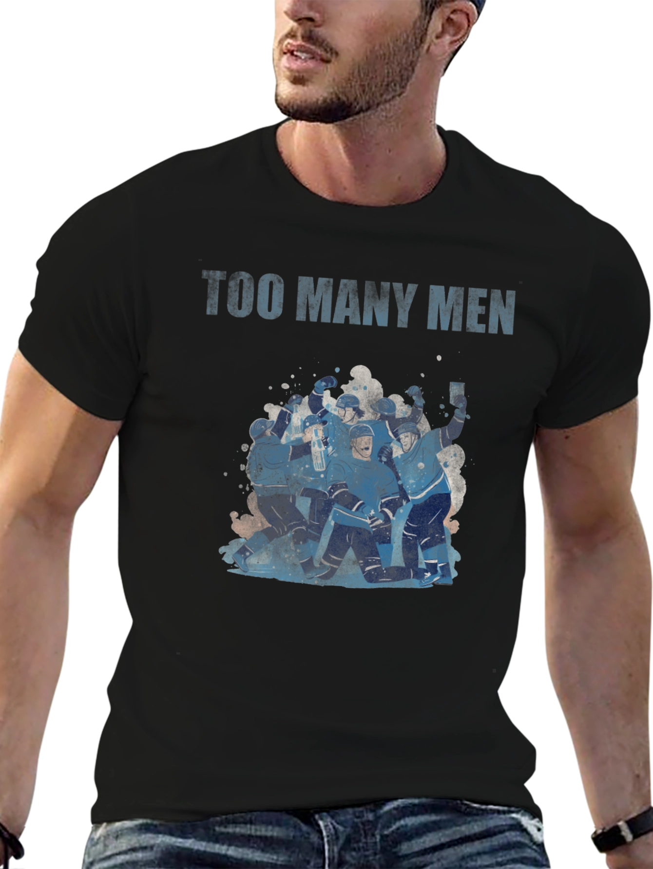 Too Many Men Hockey T-Shirt