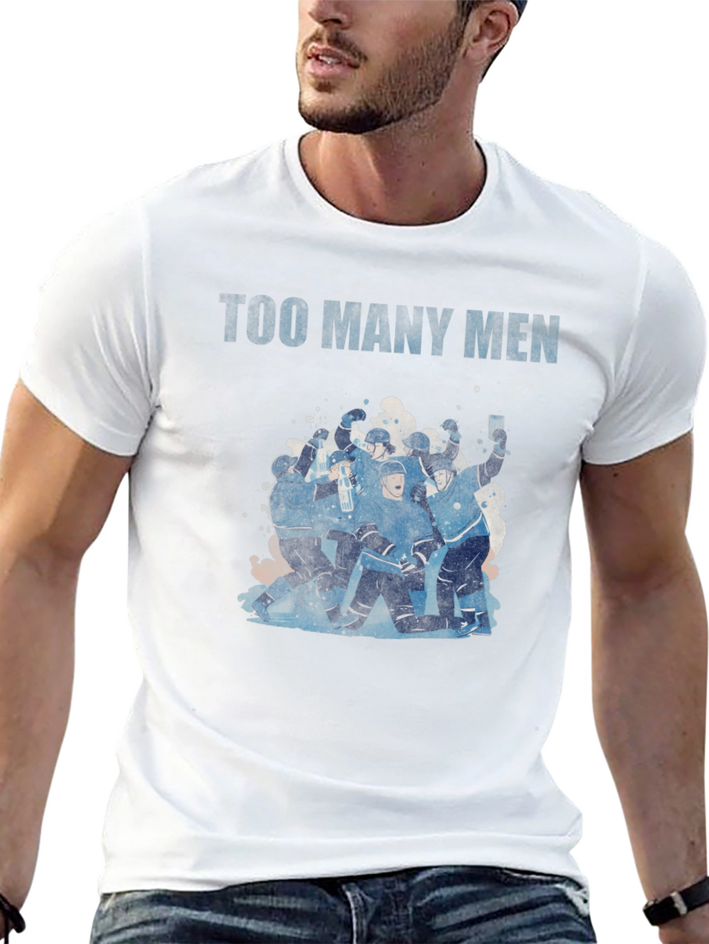 Too Many Men Hockey T-Shirt