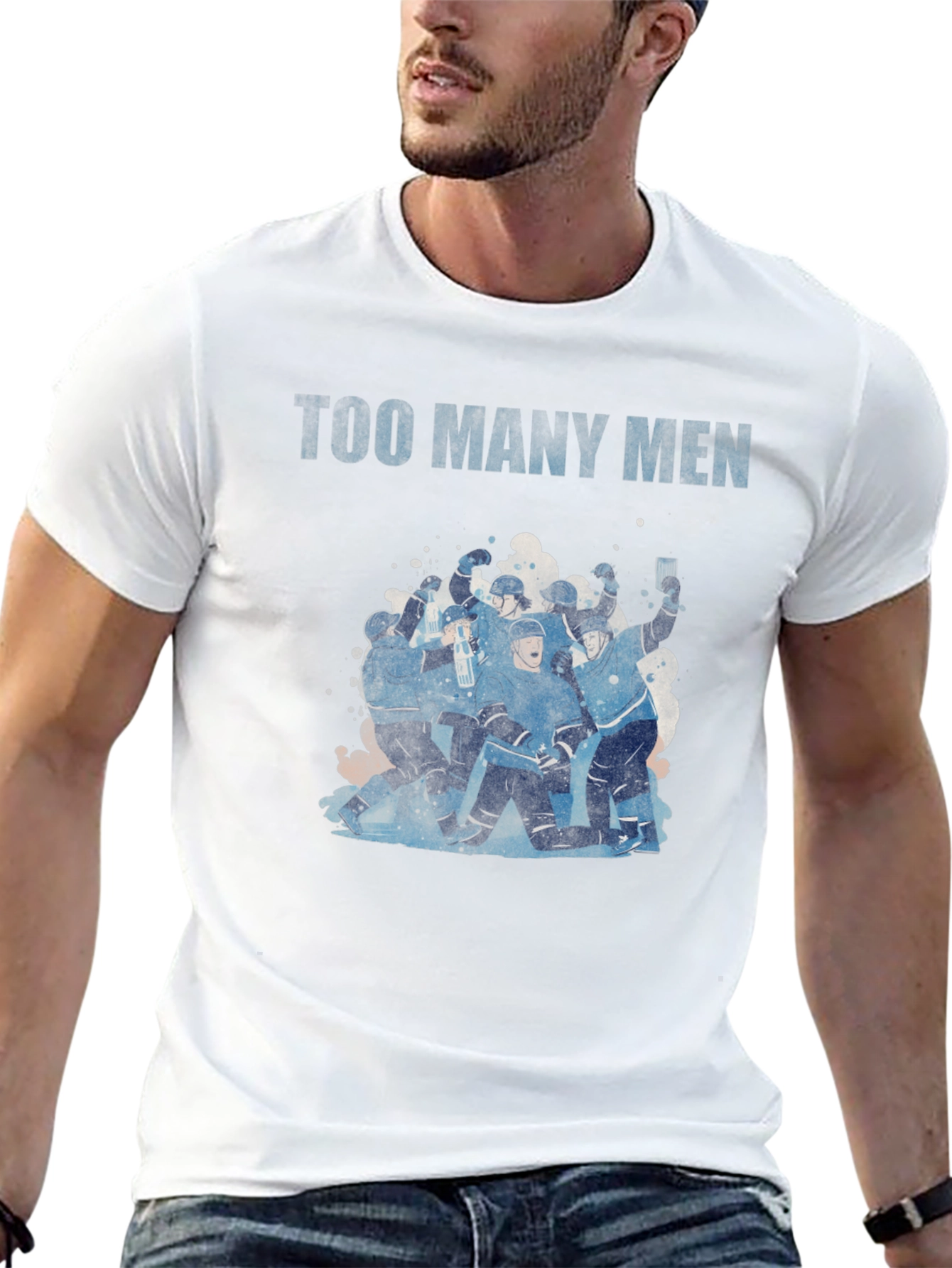 Too Many Men Hockey T-Shirt