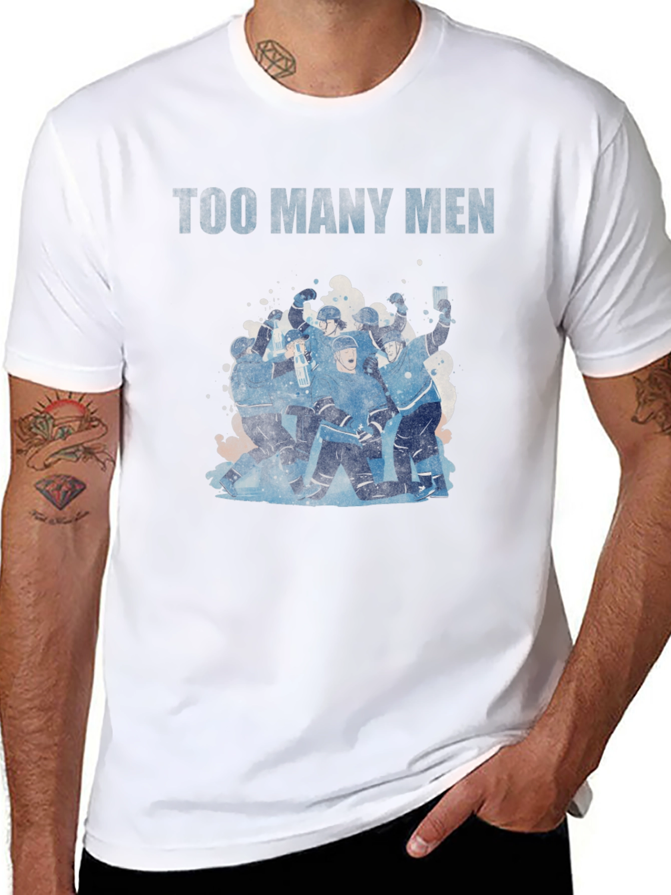 Too Many Men Hockey T-Shirt