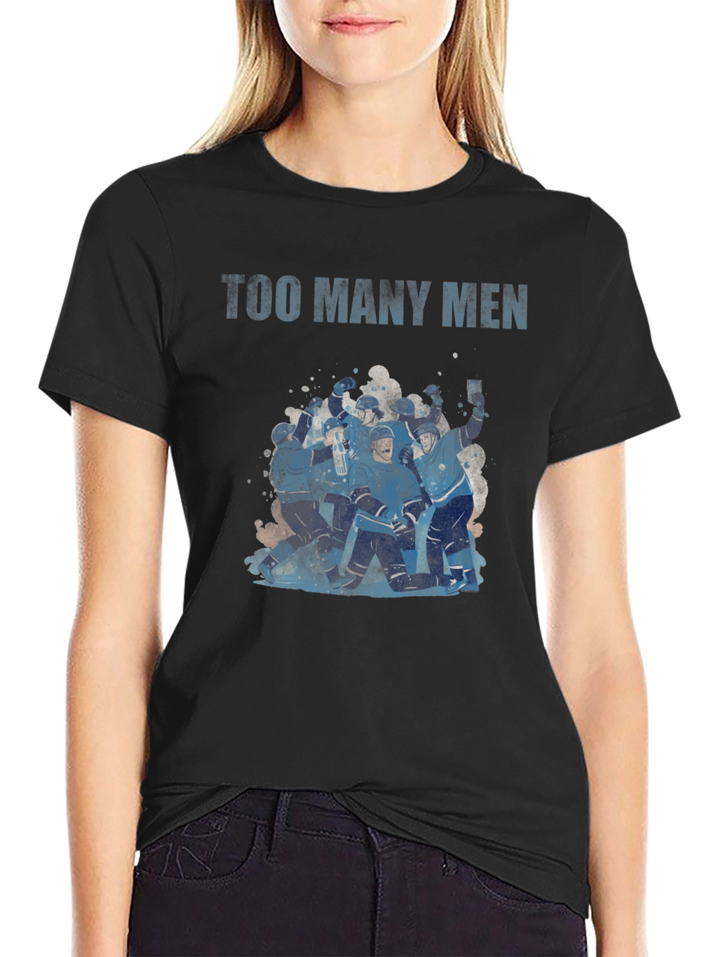 Too Many Men Hockey T-Shirt