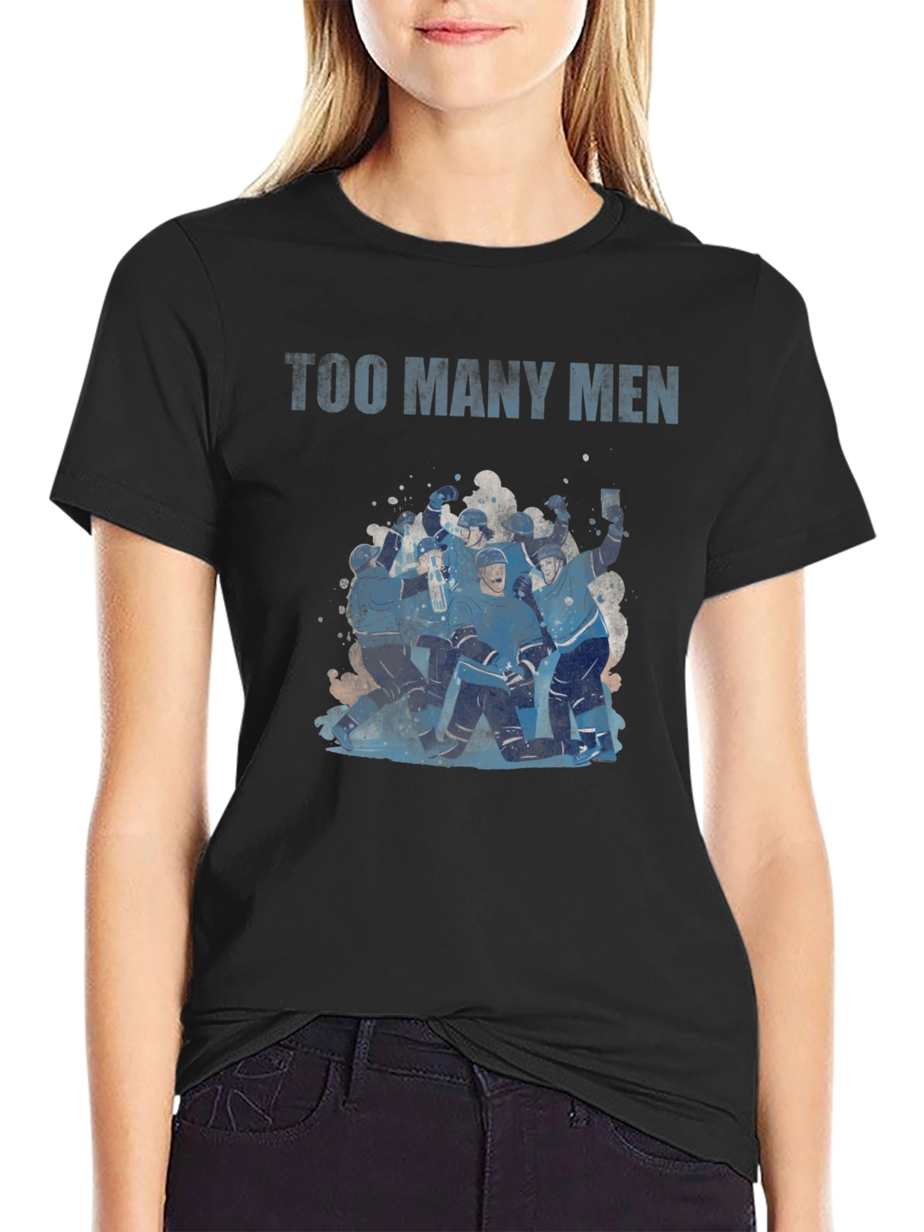 Too Many Men Hockey T-Shirt