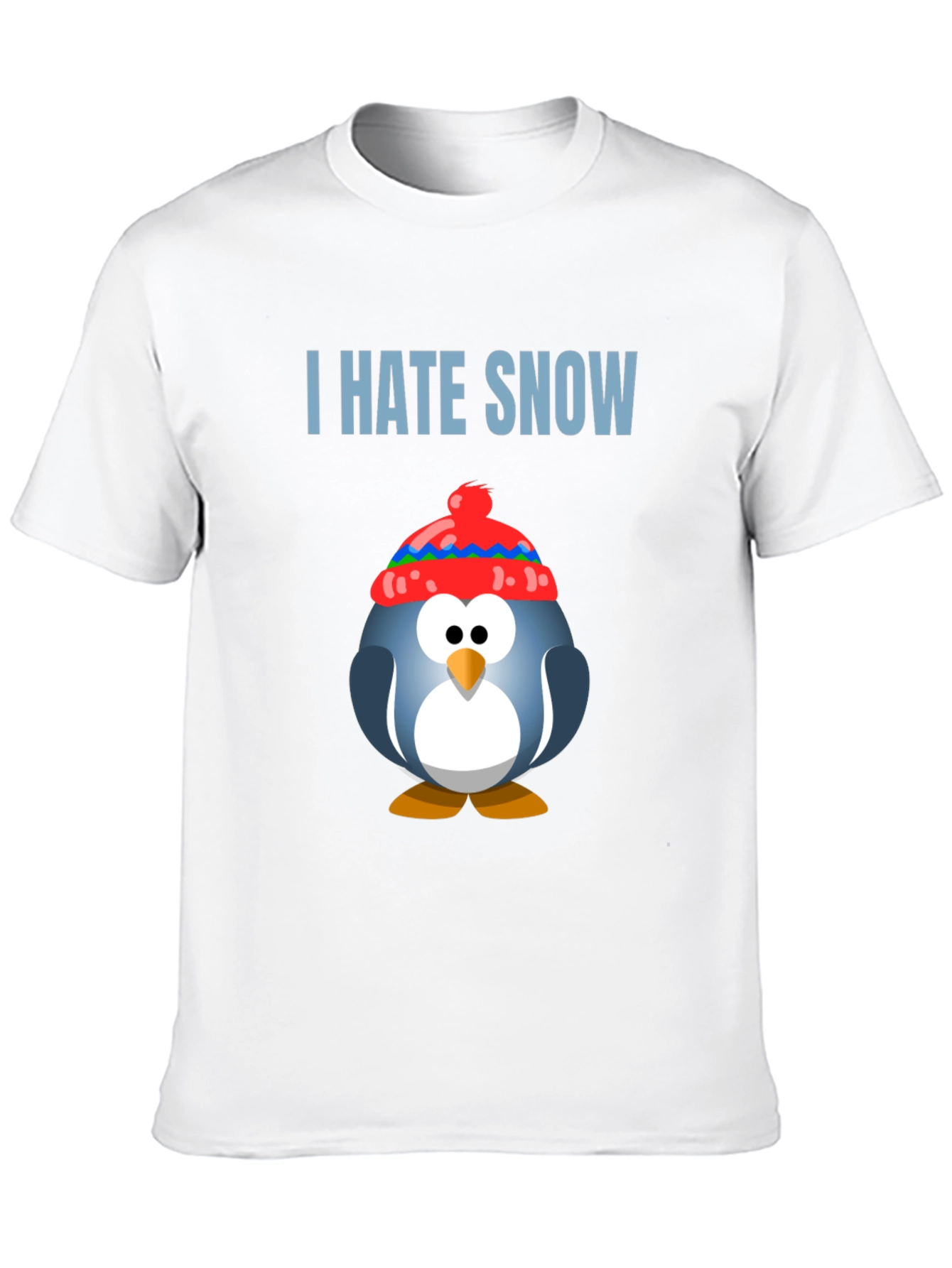I Hate Snow Penguin T-Shirt