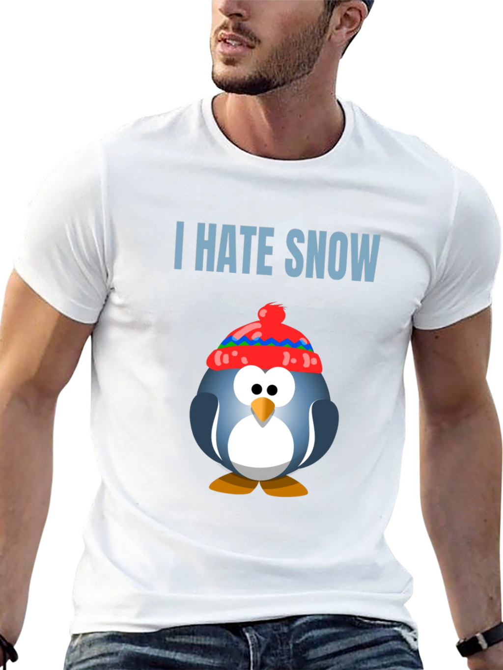 I Hate Snow Penguin T-Shirt