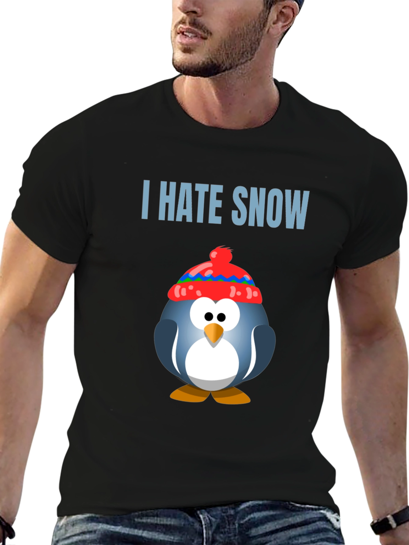 I Hate Snow Penguin T-Shirt