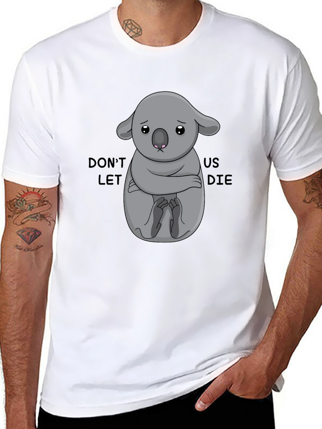 Save the Koalas T-Shirt - Black