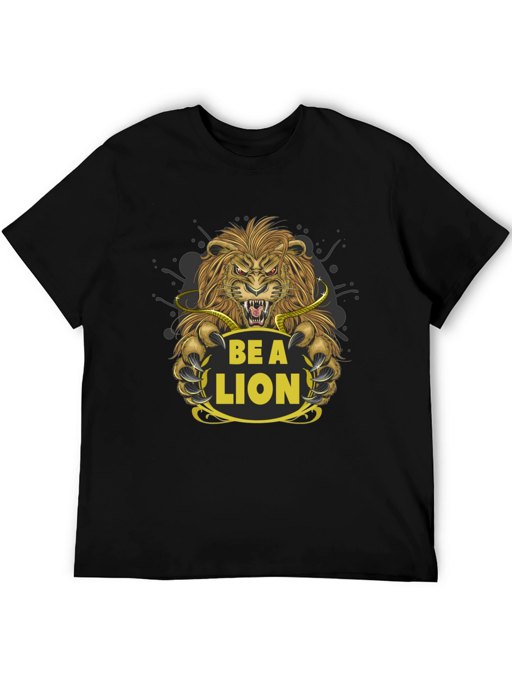 Be a Lion Graphic Tee - Motivational T-Shirt