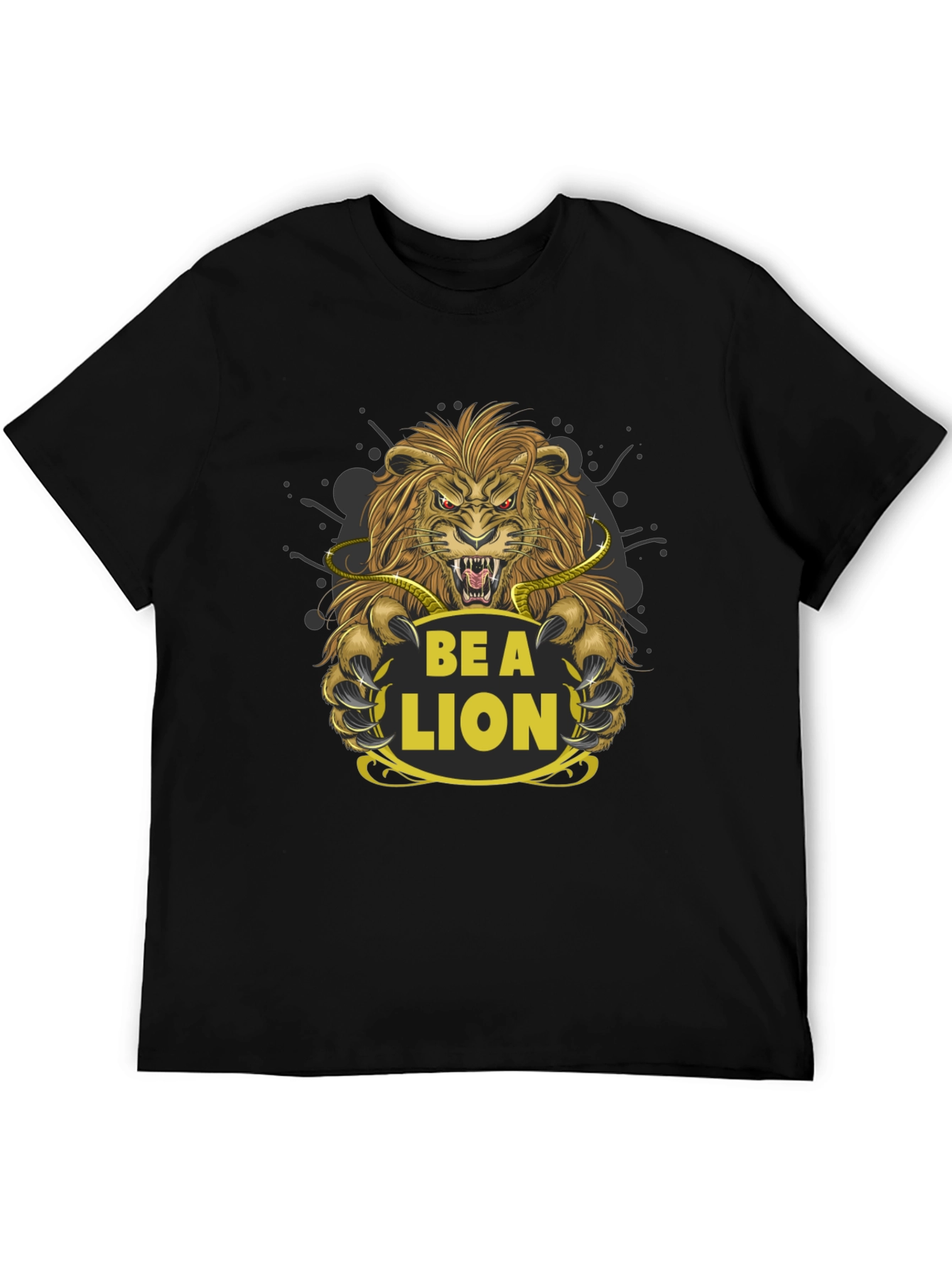 Be a Lion Graphic Tee - Motivational T-Shirt