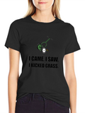 I Came I Saw I Kicked Grass T-Shirt