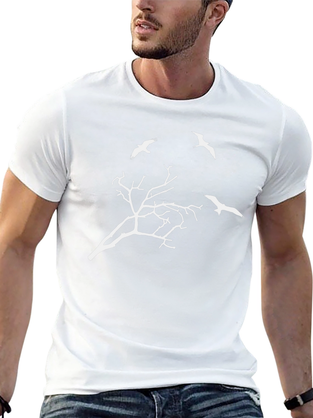Natures Embrace T-Shirt - Birds and Branches Tee