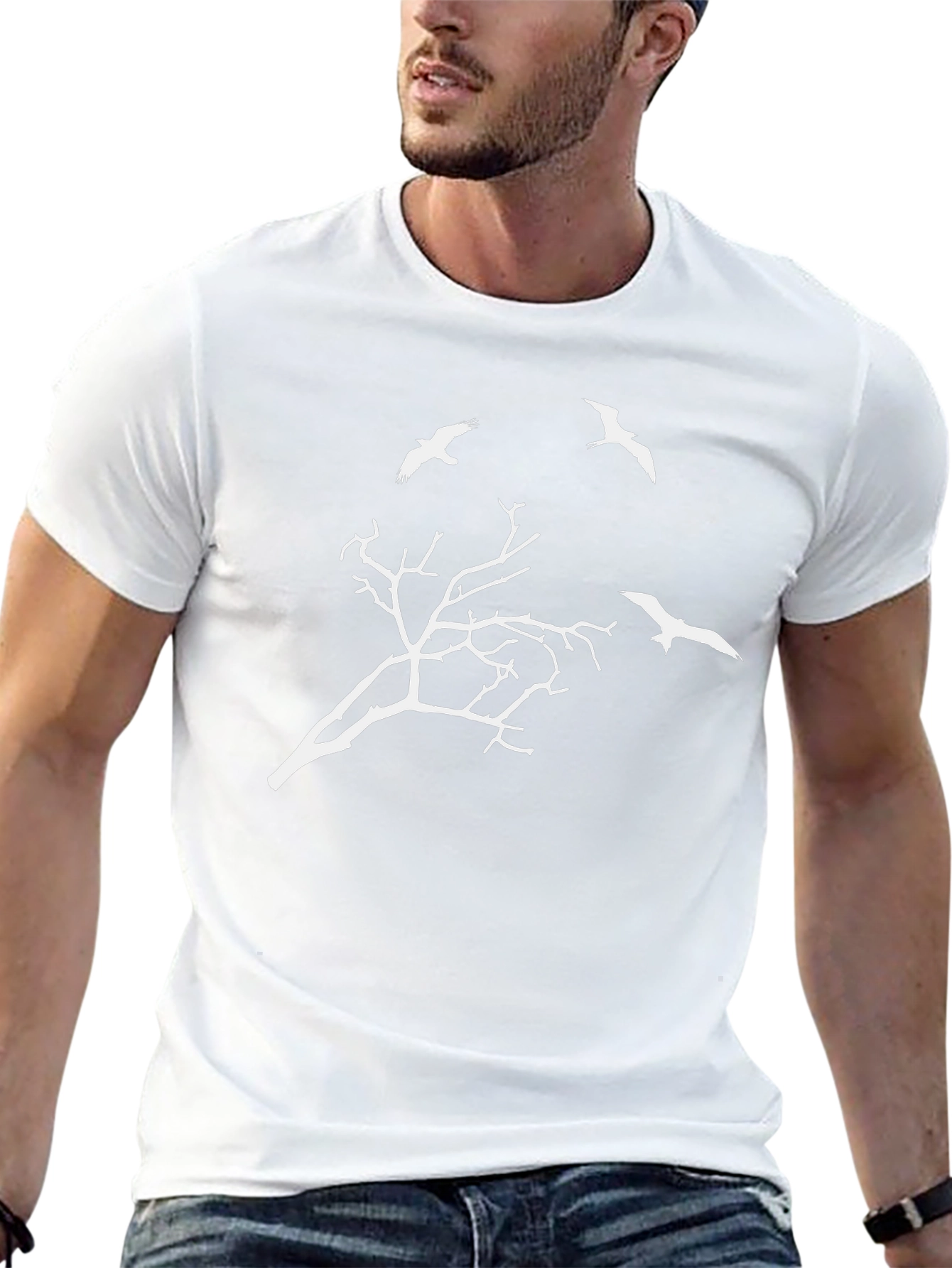 Natures Embrace T-Shirt - Birds and Branches Tee