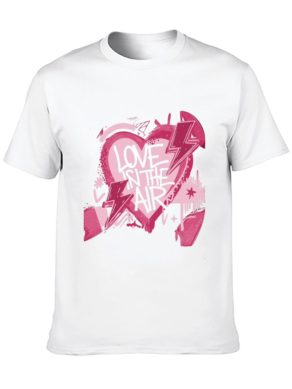 Love in the Air Graphic Tee - Black