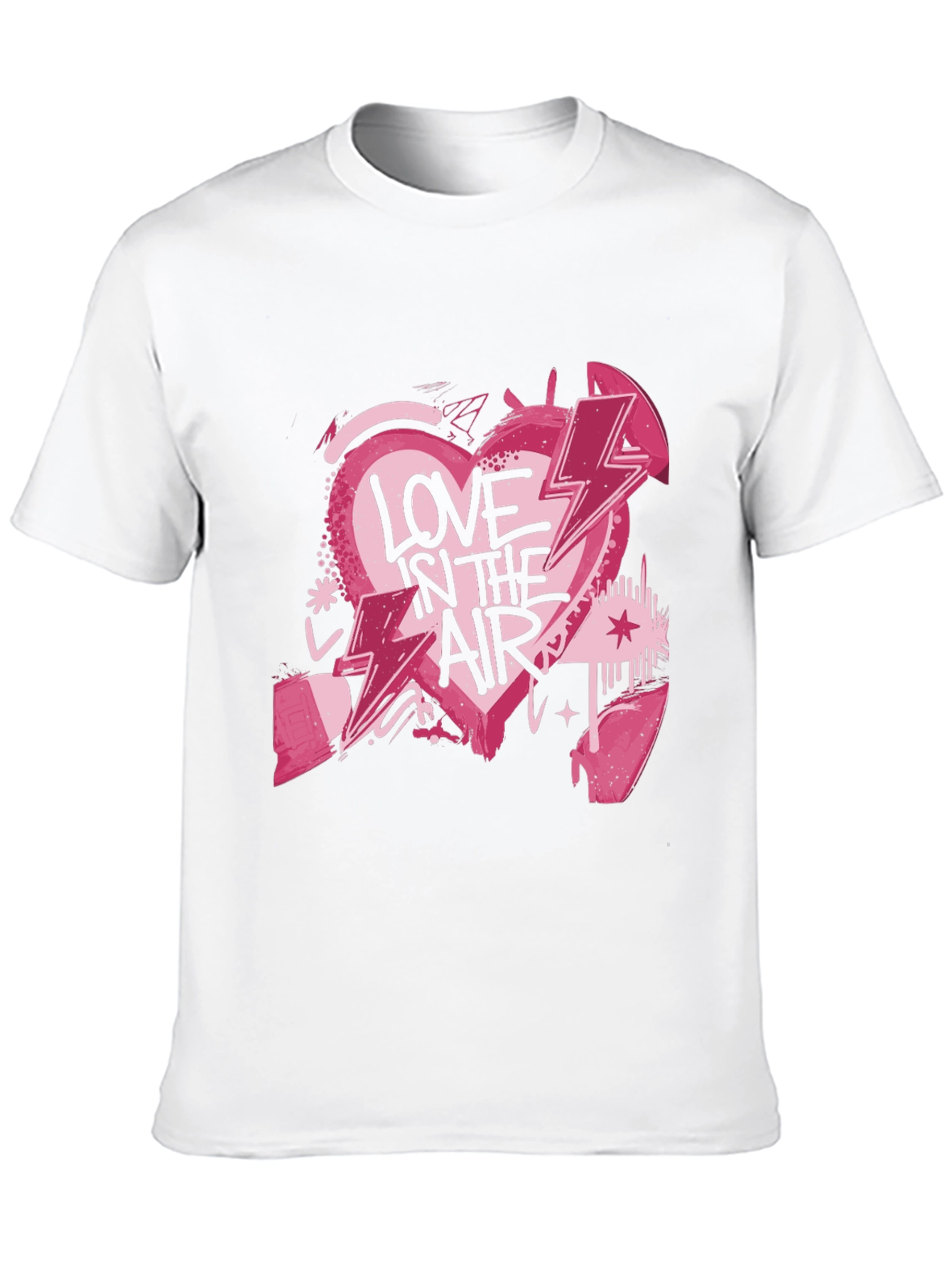 Love in the Air Graphic Tee - Black