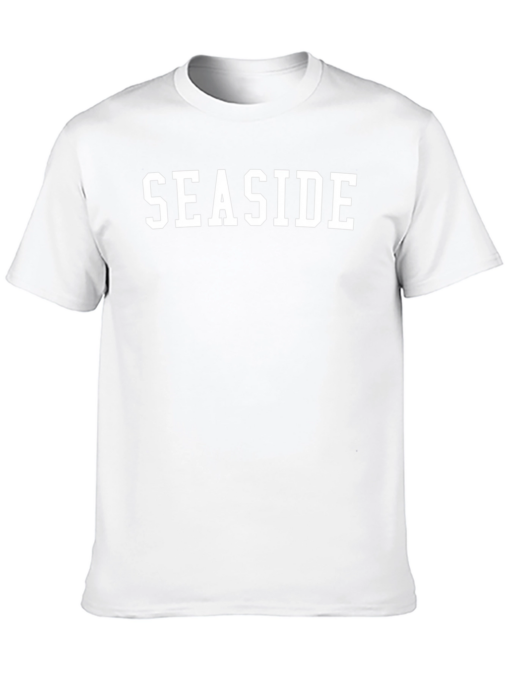 Seaside Graphic Tee - Mens Black Cotton T-Shirt
