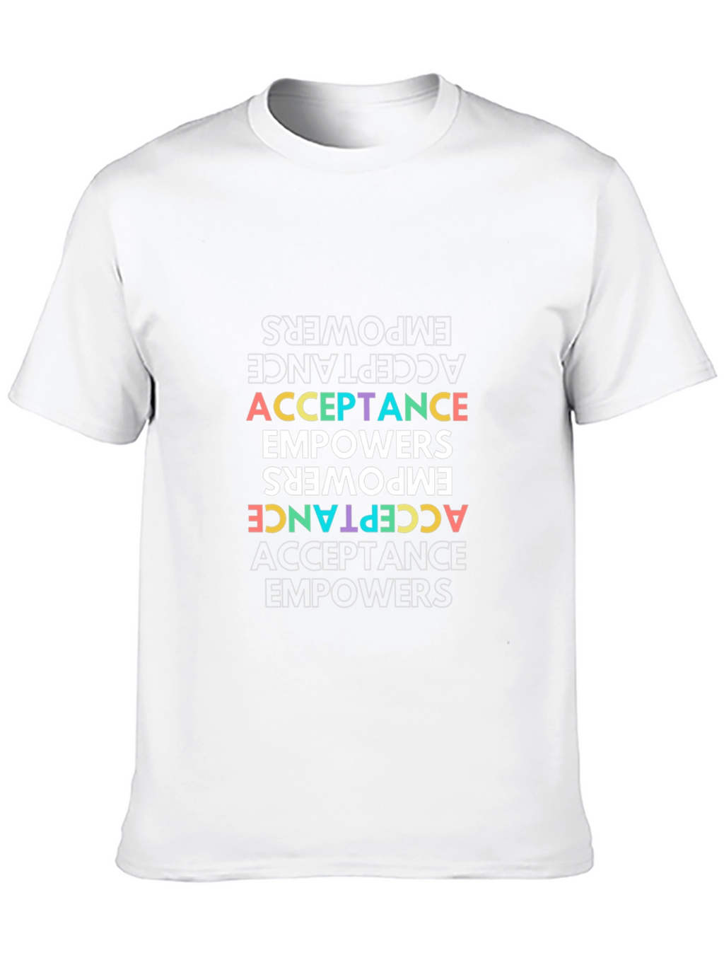 Acceptance Empowers T-Shirt - Unisex Black Tee