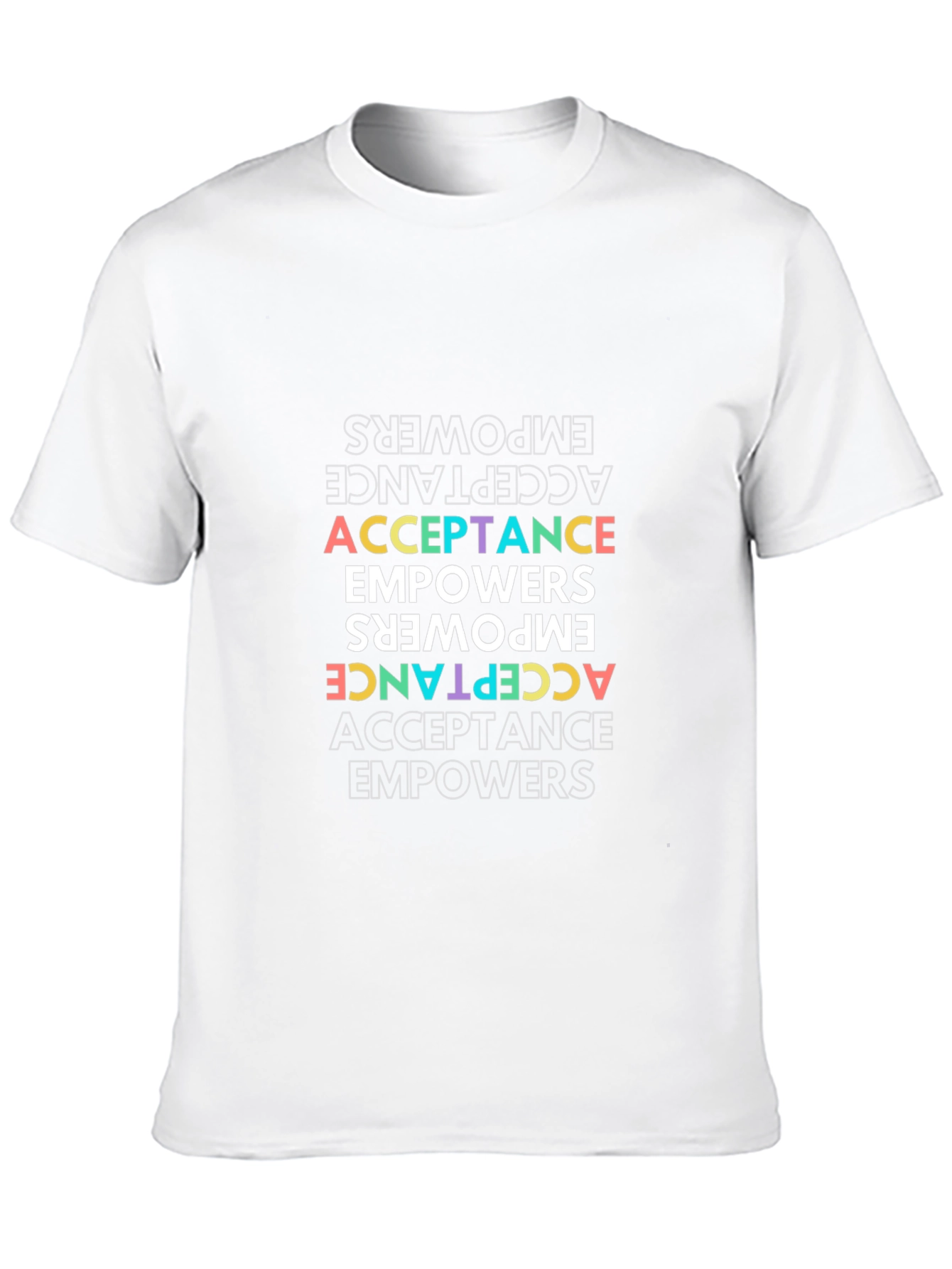 Acceptance Empowers T-Shirt - Unisex Black Tee