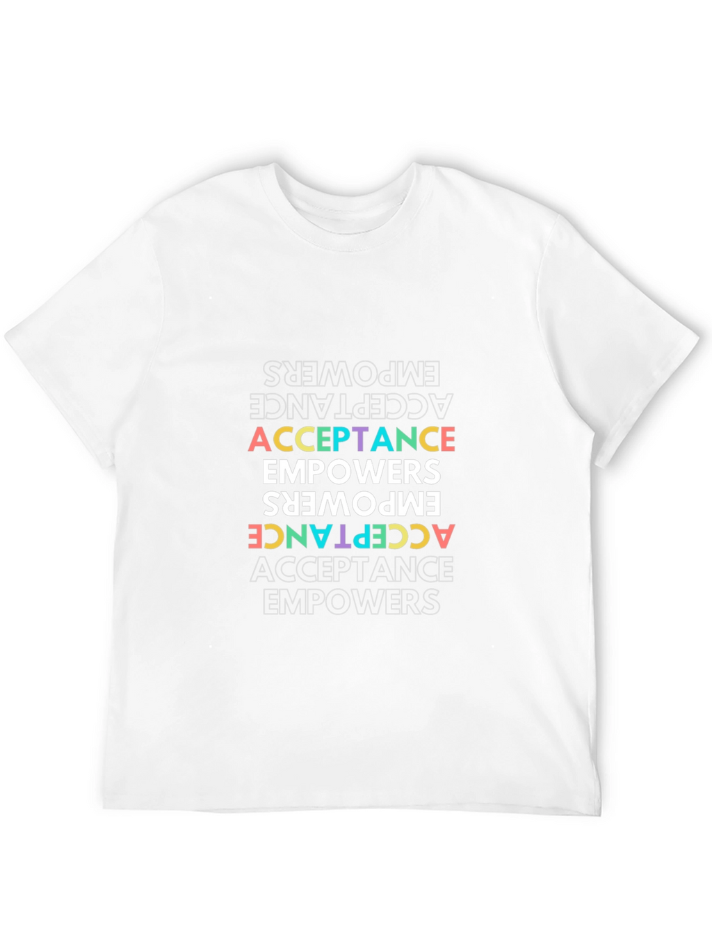 Acceptance Empowers T-Shirt - Unisex Black Tee