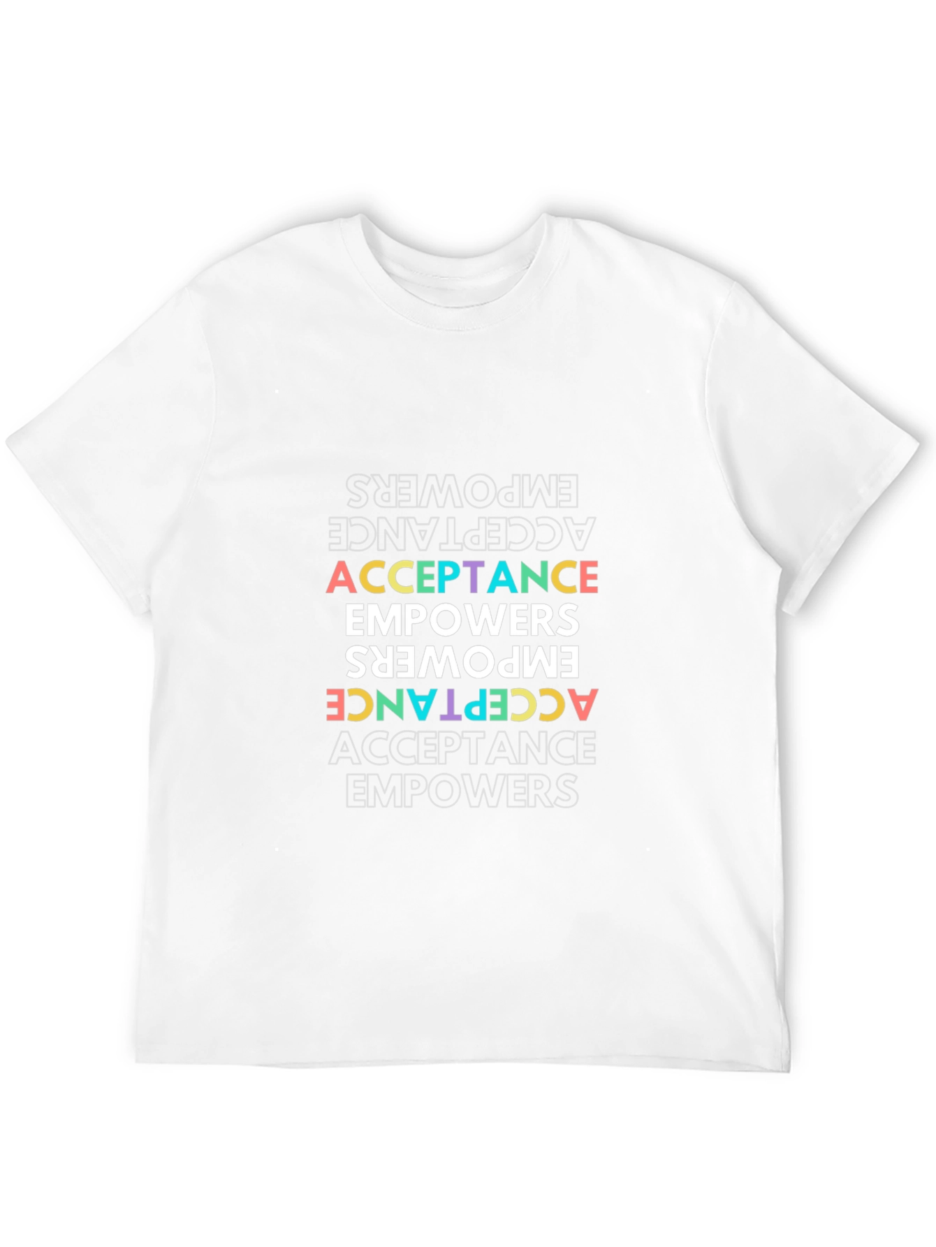 Acceptance Empowers T-Shirt - Unisex Black Tee
