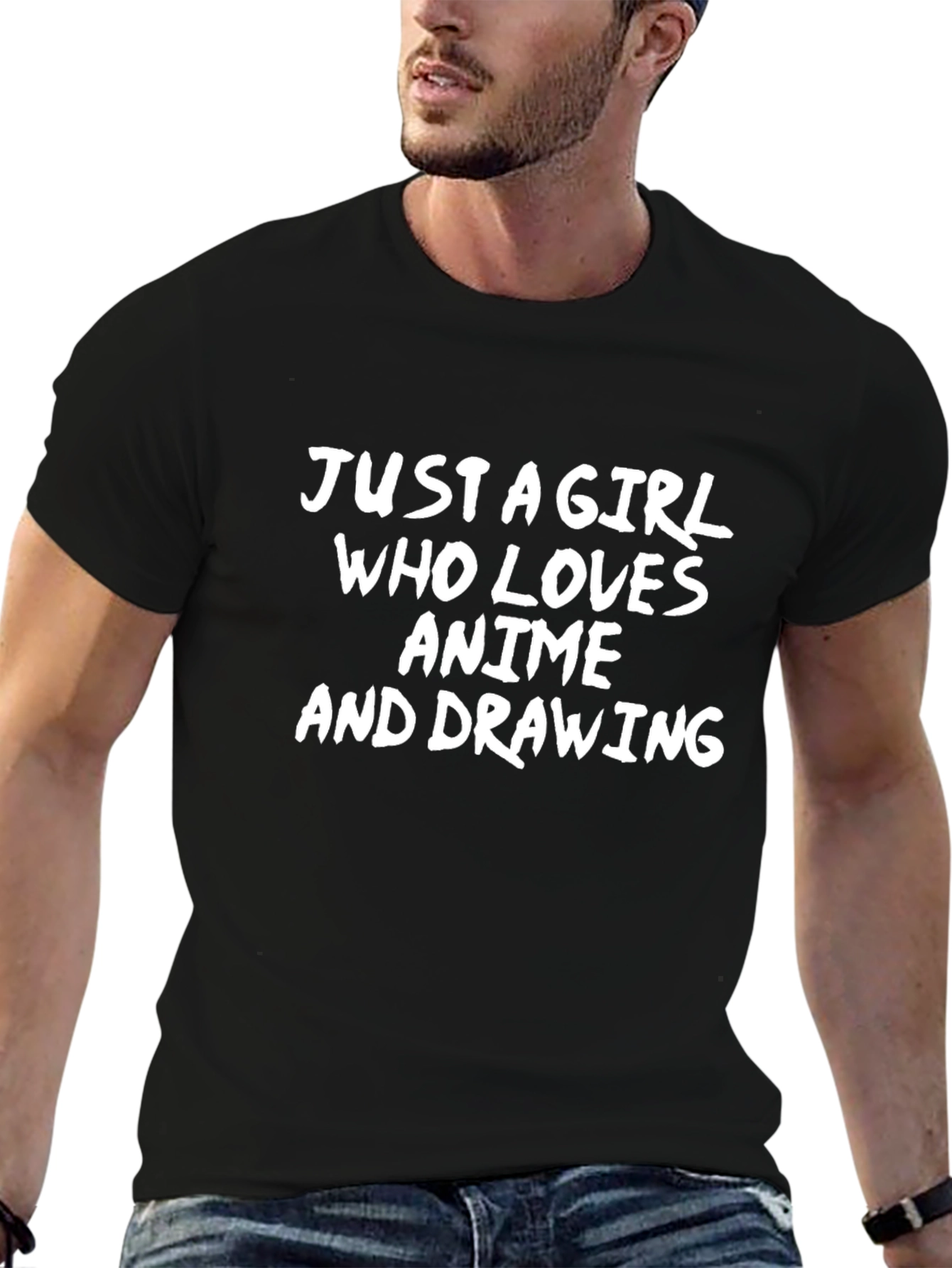 Anime & Drawing Lover T-Shirt - Black