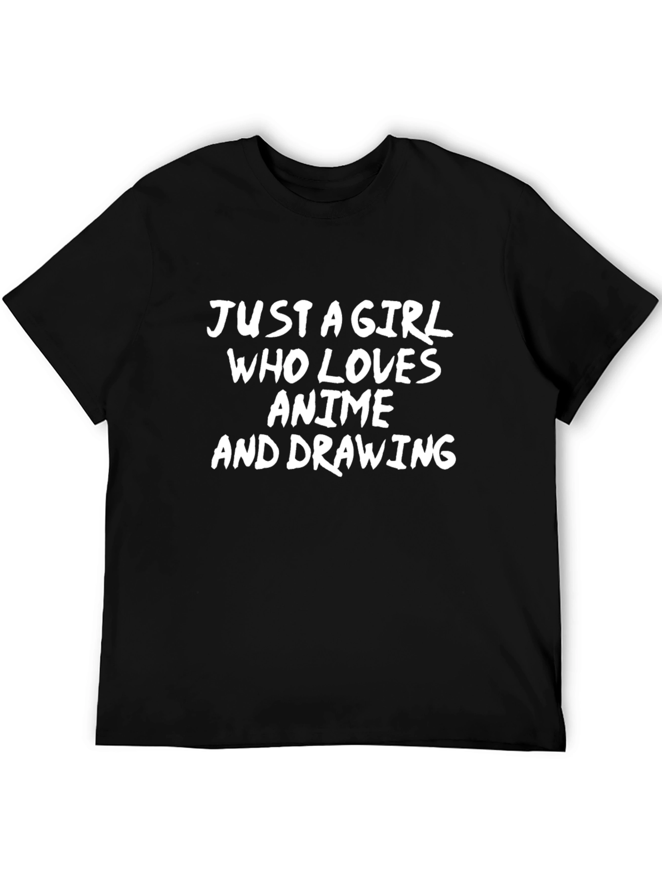 Anime & Drawing Lover T-Shirt - Black