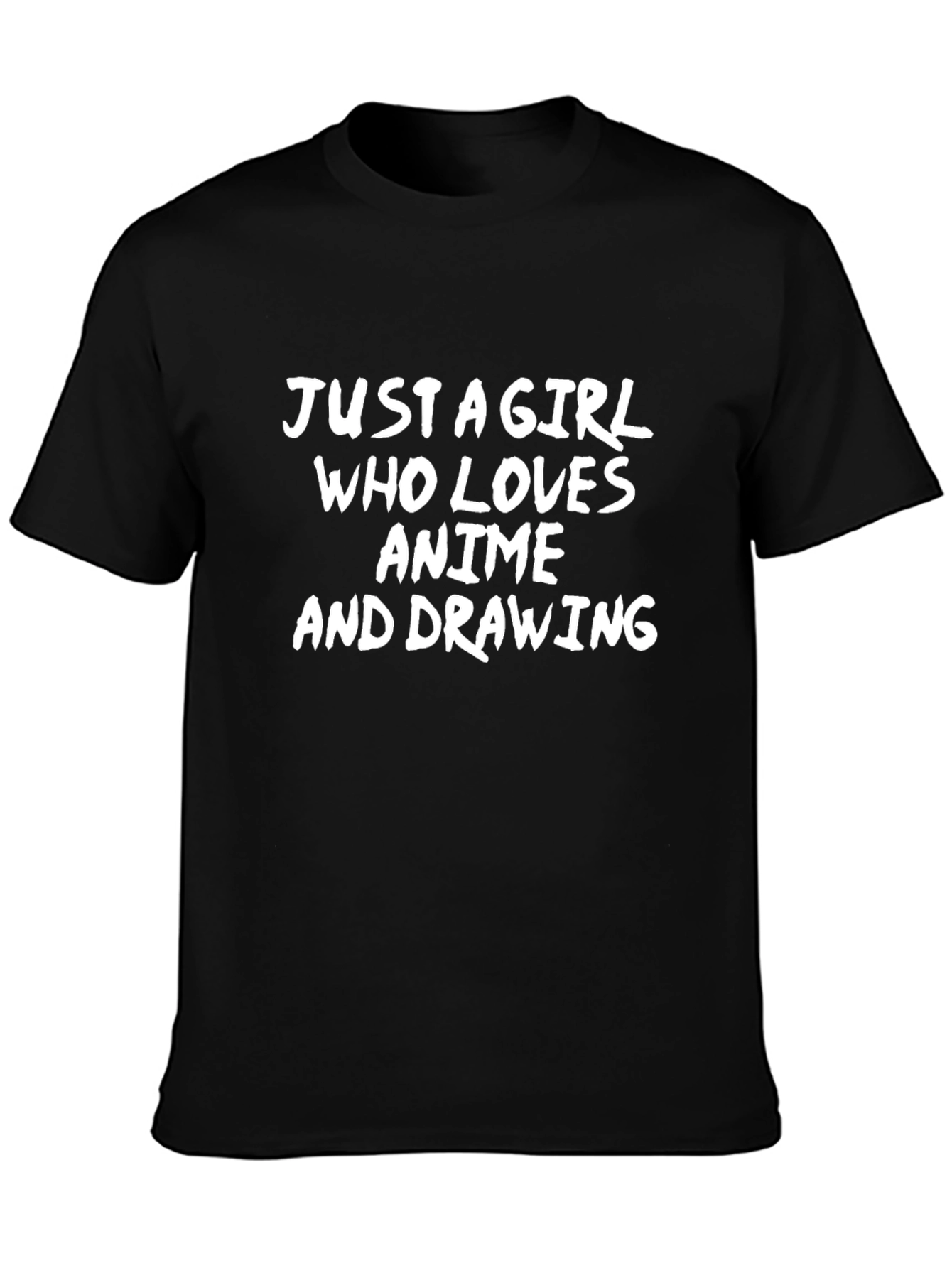 Anime & Drawing Lover T-Shirt - Black