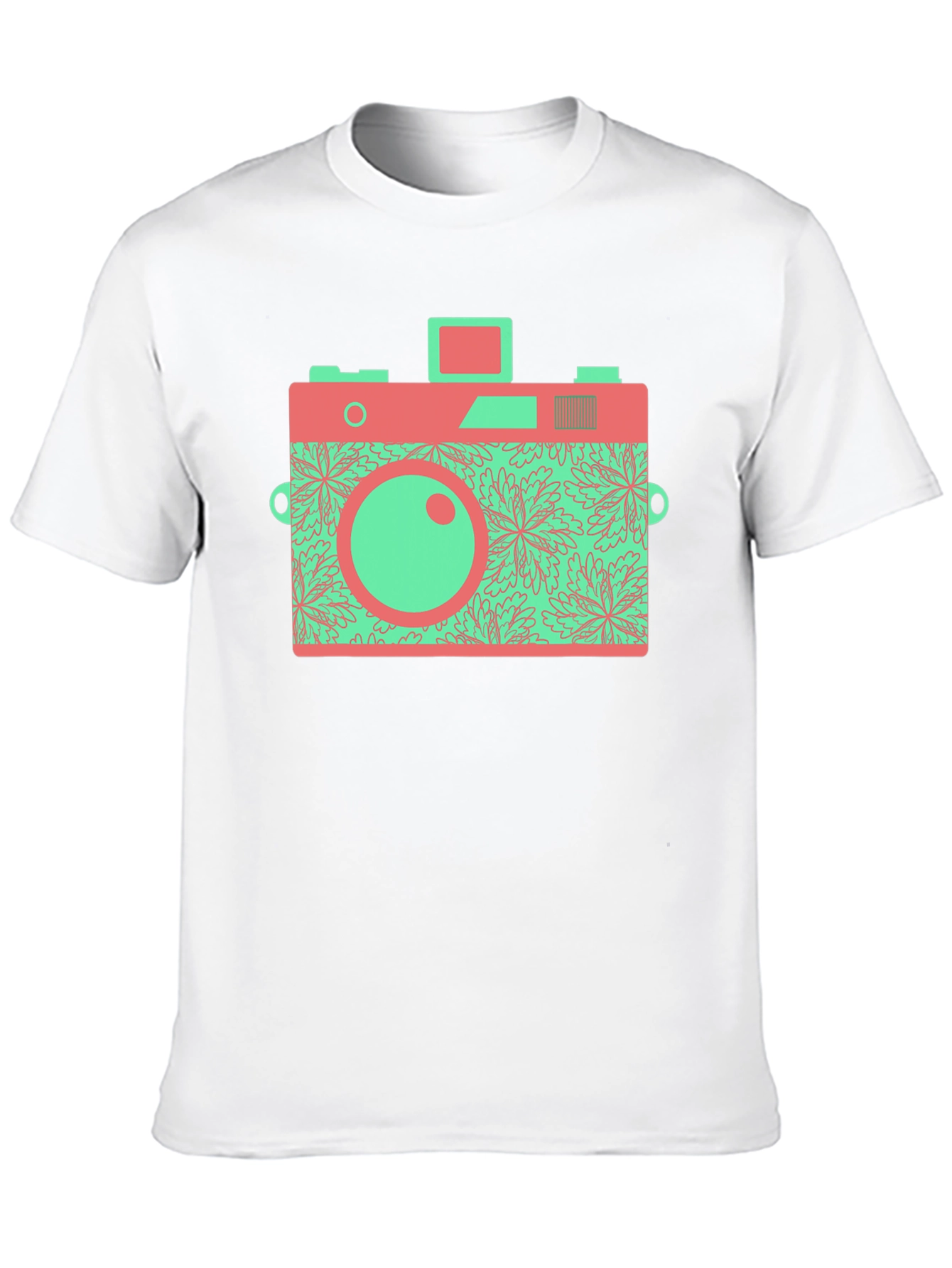 Retro Camera Graphic T-Shirt - Black