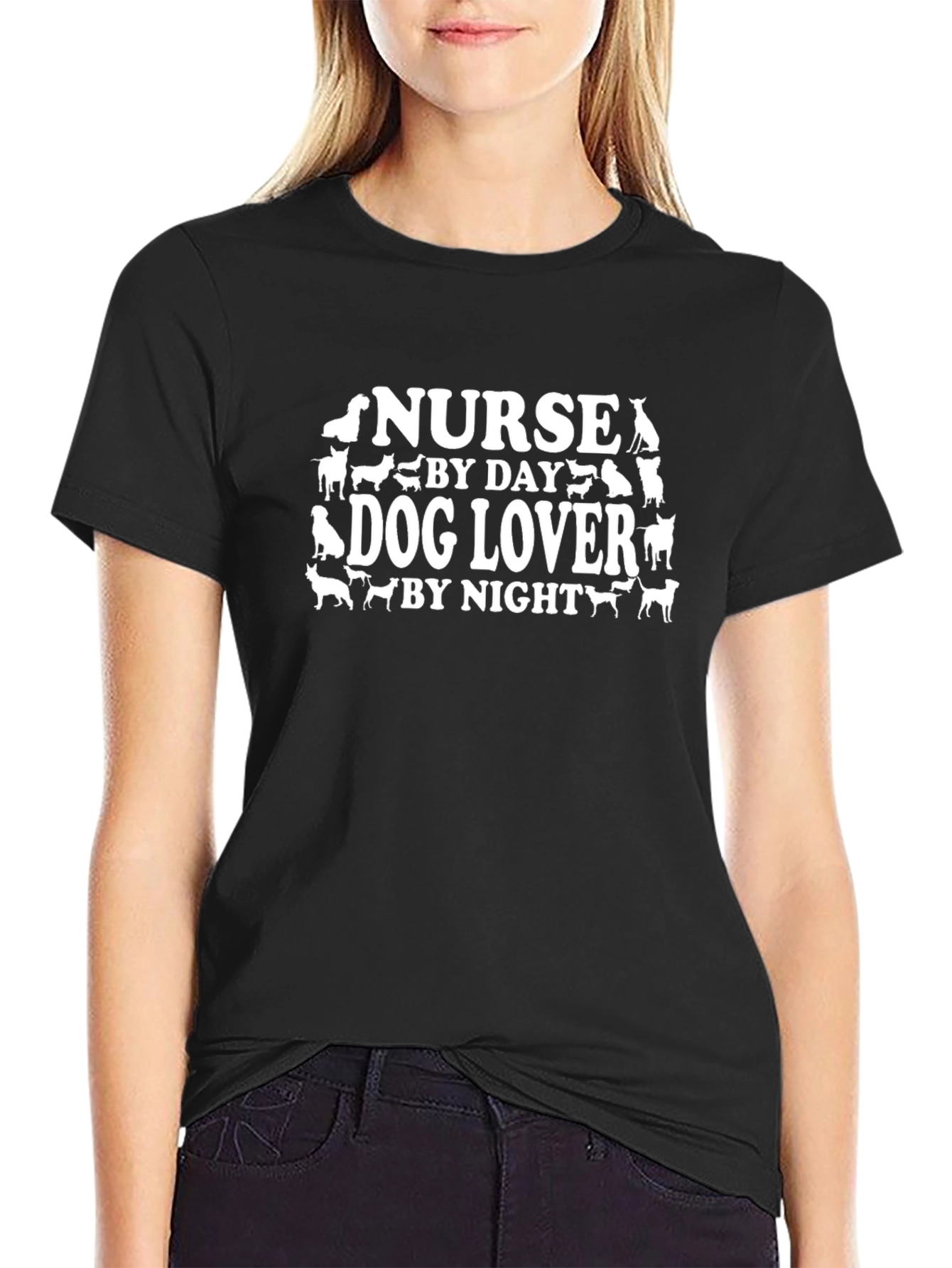 Nurse By Day Dog Lover By Night T-Shirt