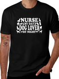 Nurse By Day Dog Lover By Night T-Shirt