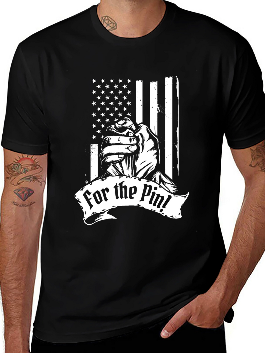 For the Pin! Wrestling Graphic Tee