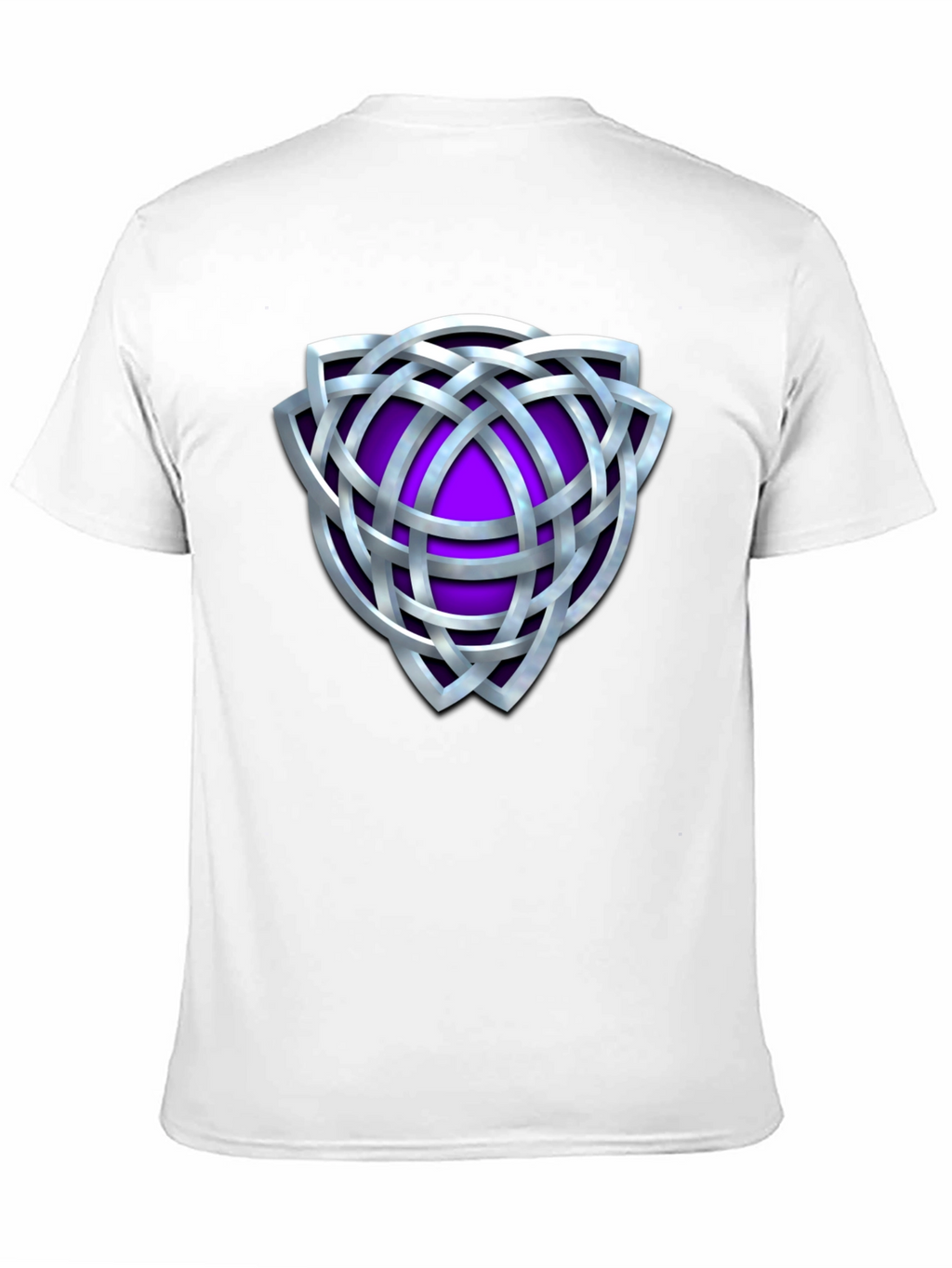 Celtic Knot Purple Shield Graphic T-Shirt