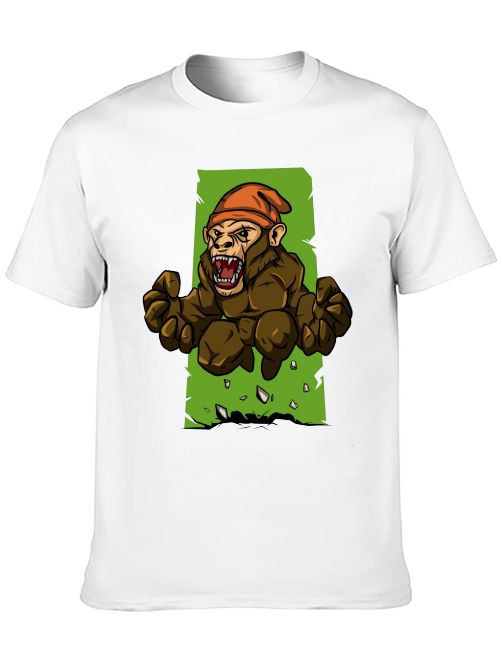 Angry Ape Graphic Tee - Black