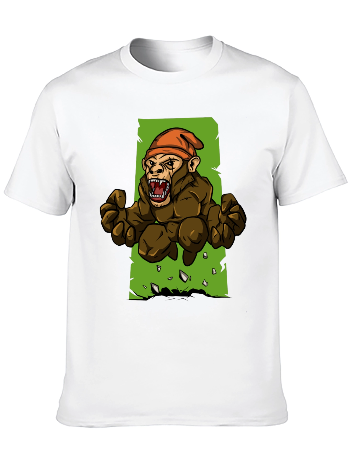 Angry Ape Graphic Tee - Black
