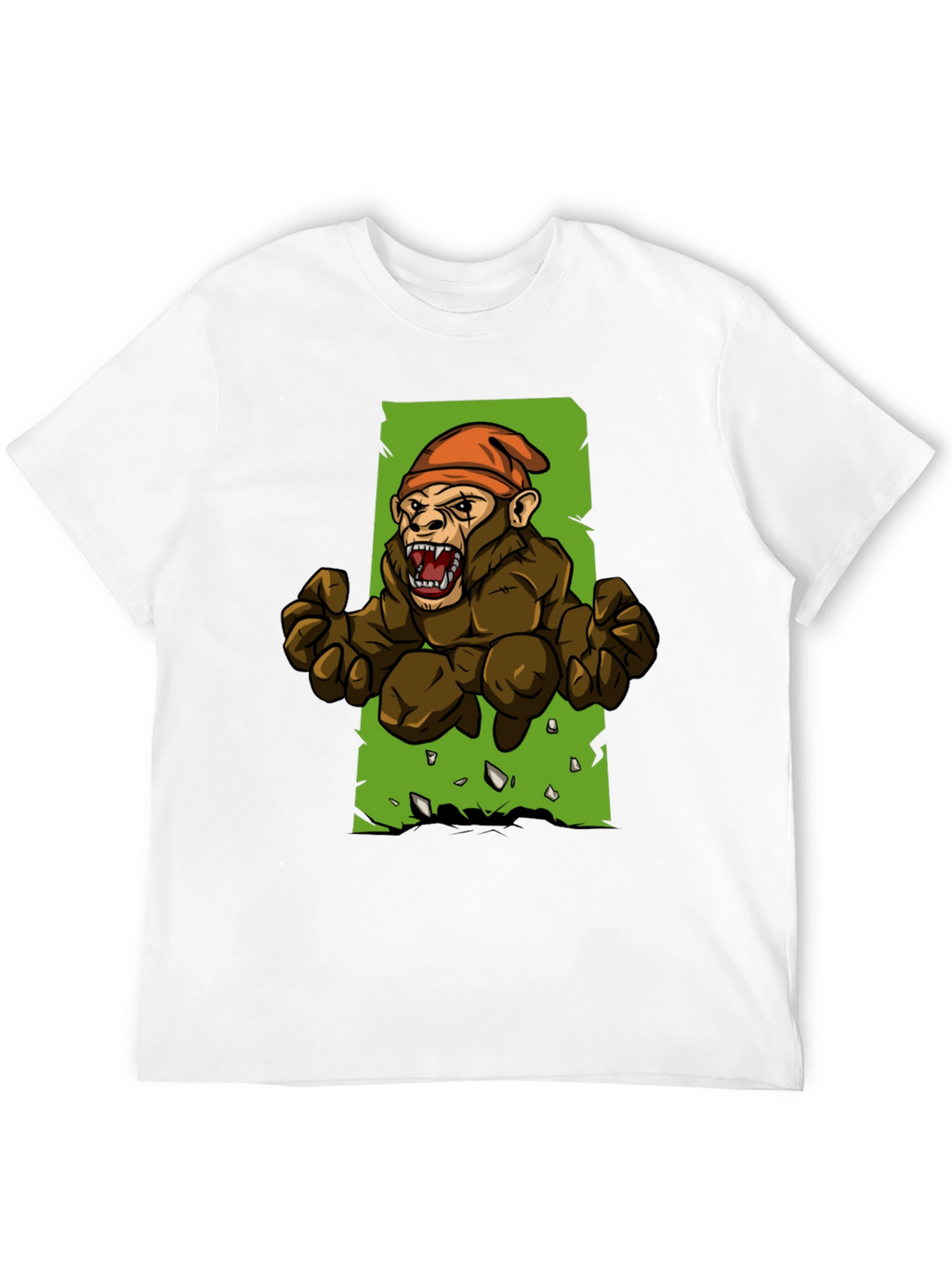 Angry Ape Graphic Tee - Black